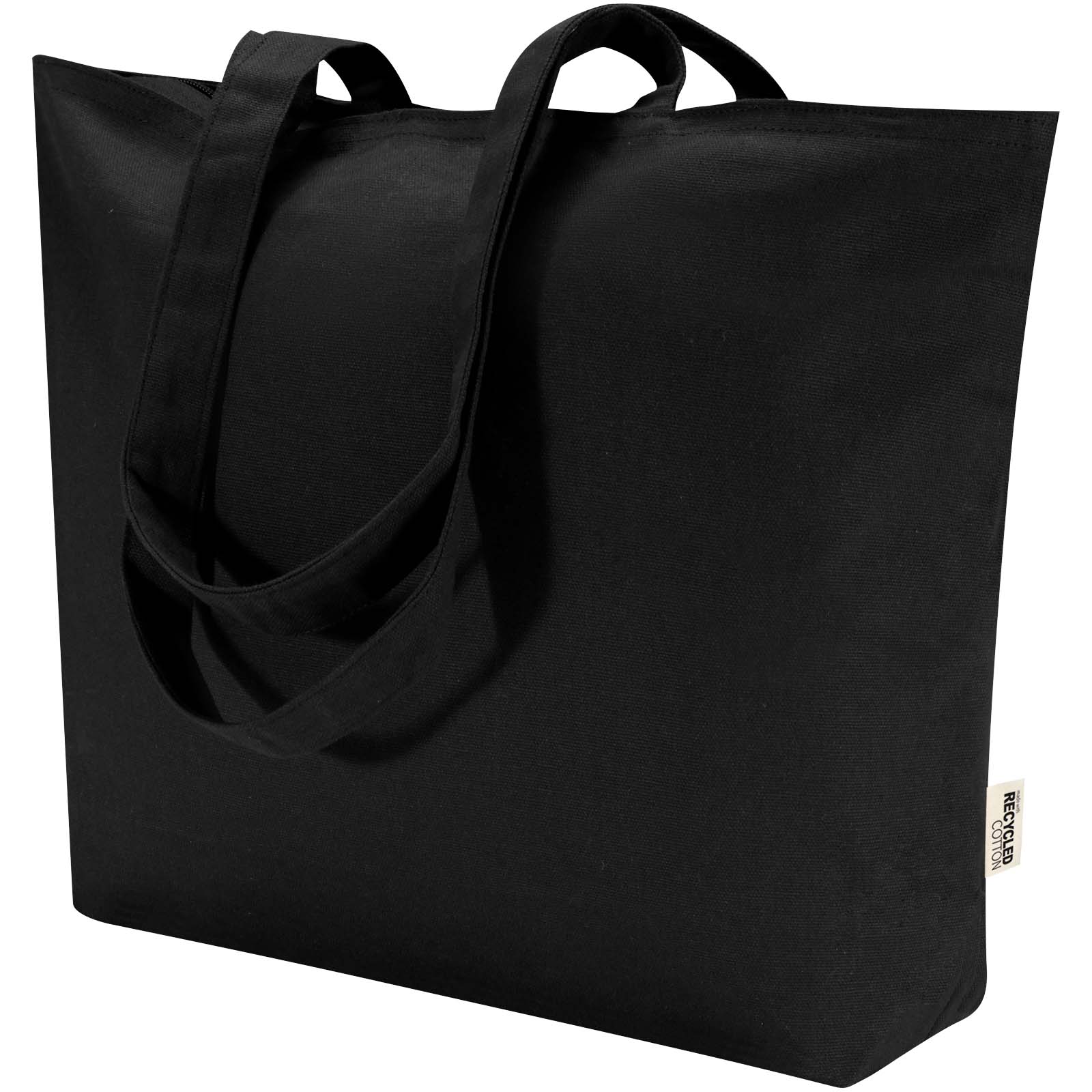 Shopper in cotone 320 g/m² con zip Ningbo - 15L