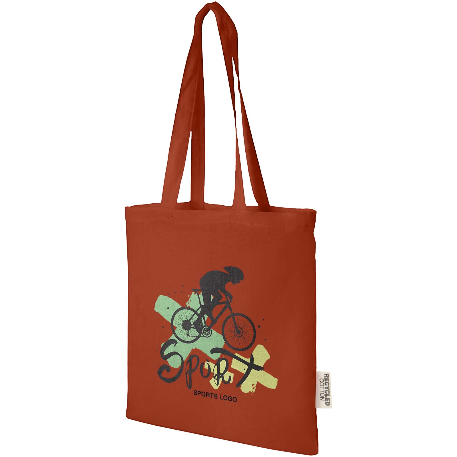 Tote bag in cotone riciclato GRS da 140 g/m2 Madras - 7L