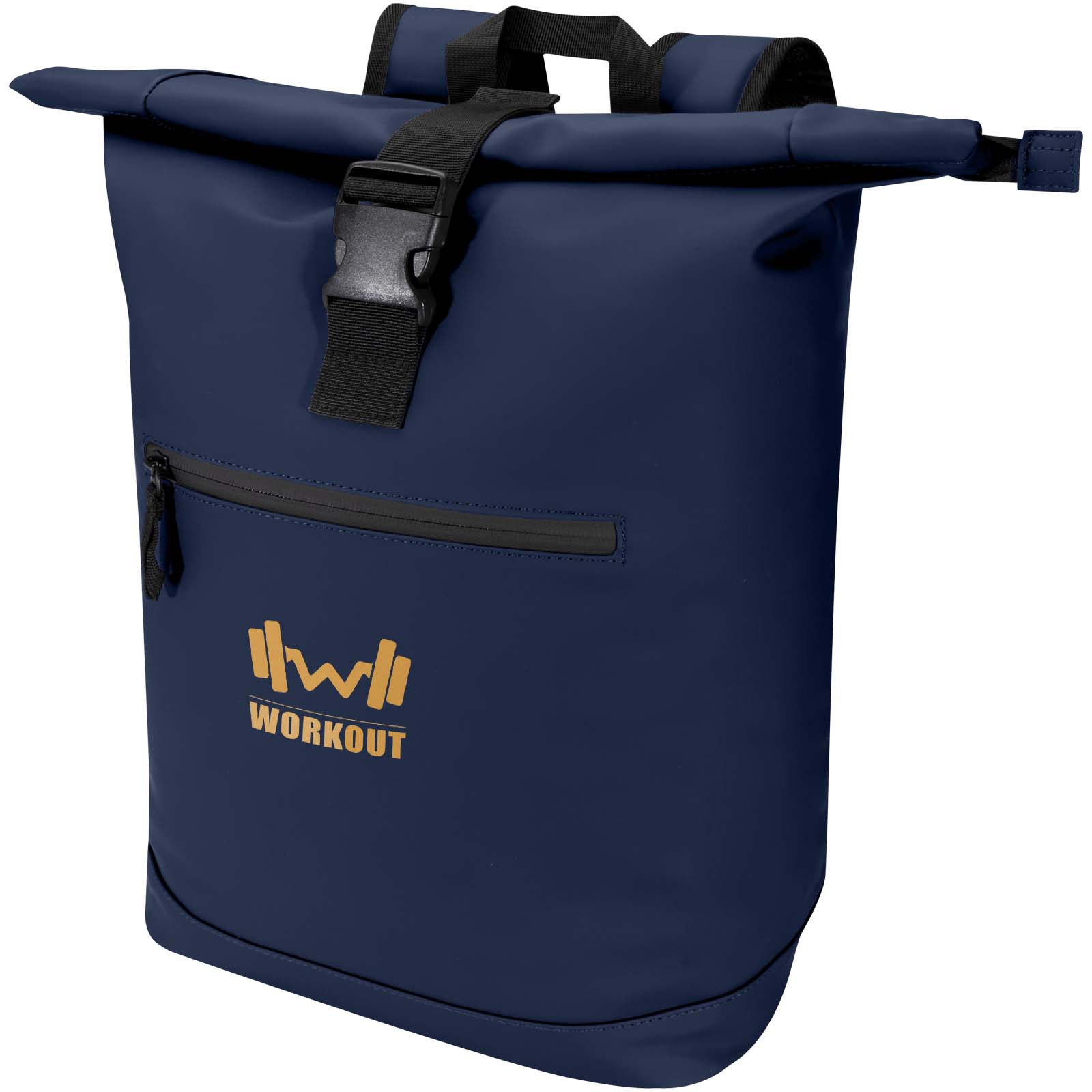 Zaino roll-top per portatile da 15" in materiale riciclato certificato GRS da 18 litri Resi Plus