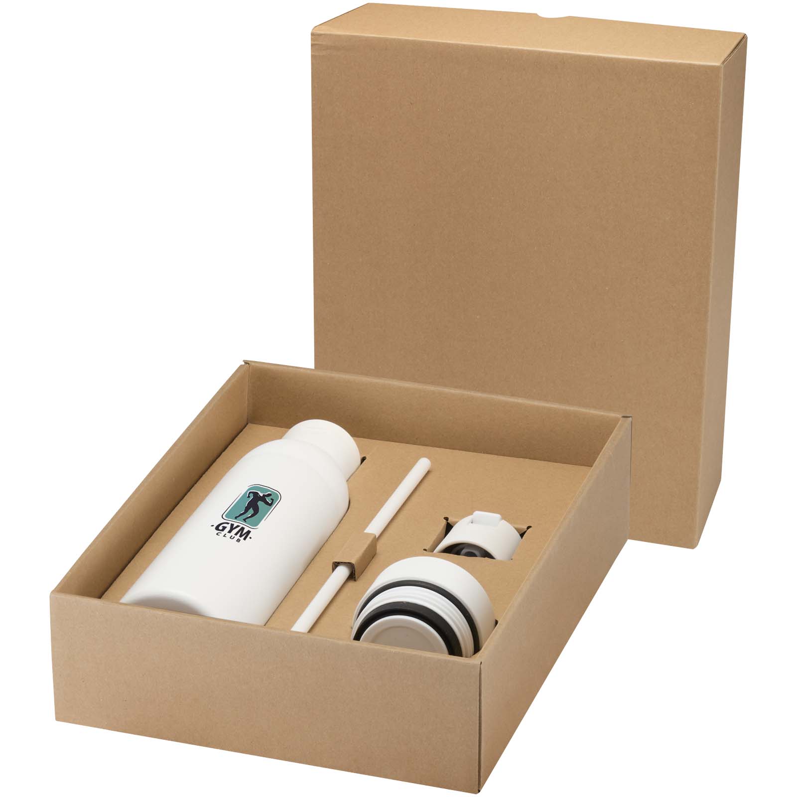 Borraccia in acciaio inossidabile riciclato certificato RCS a doppia parete da 650 ml con set di coperchi da 3 pezzi Illuminate
