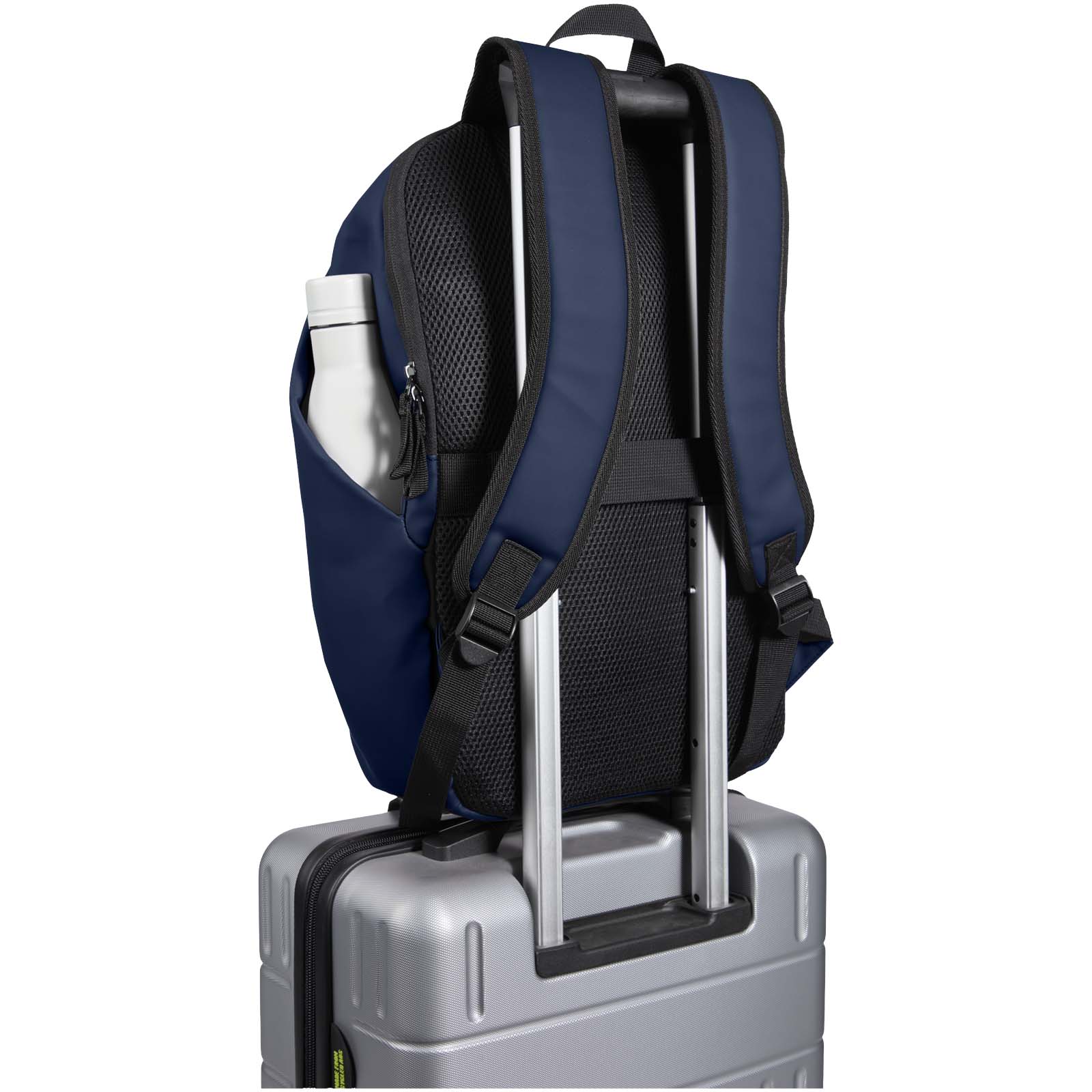 Zaino antifurto per portatile da 15" in materiale riciclato certificato GRS Resi Plus - 18L