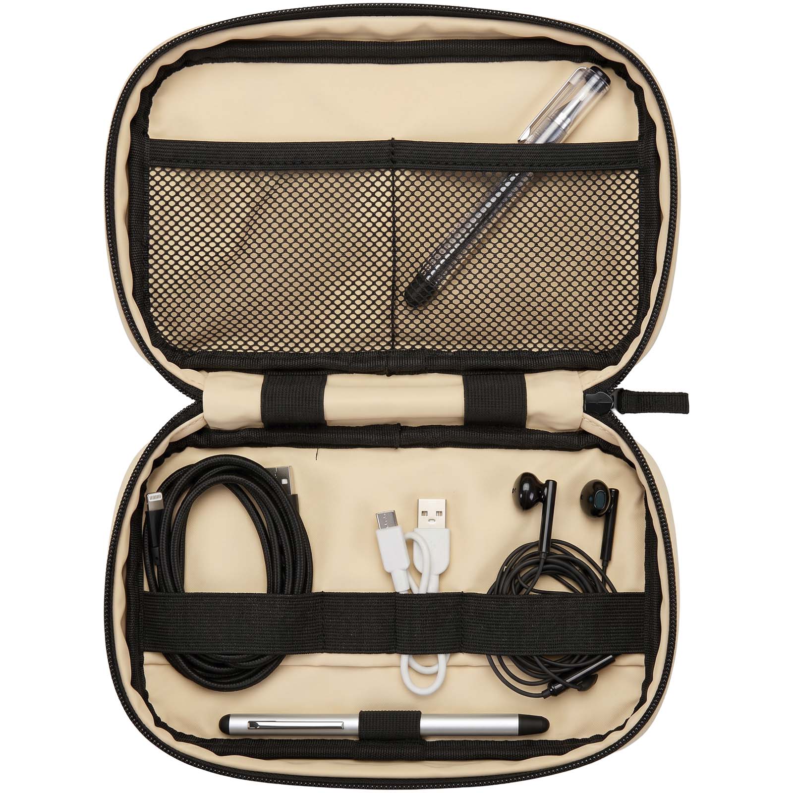 Custodia per accessori tecnologici in materiale riciclato certificato GRS Resi Plus - 1L