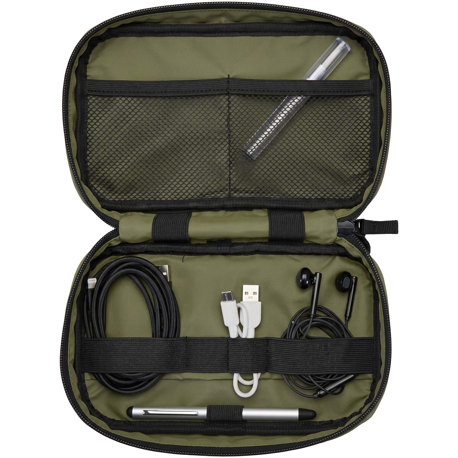 Custodia per accessori tecnologici in materiale riciclato certificato GRS Resi Plus - 1L