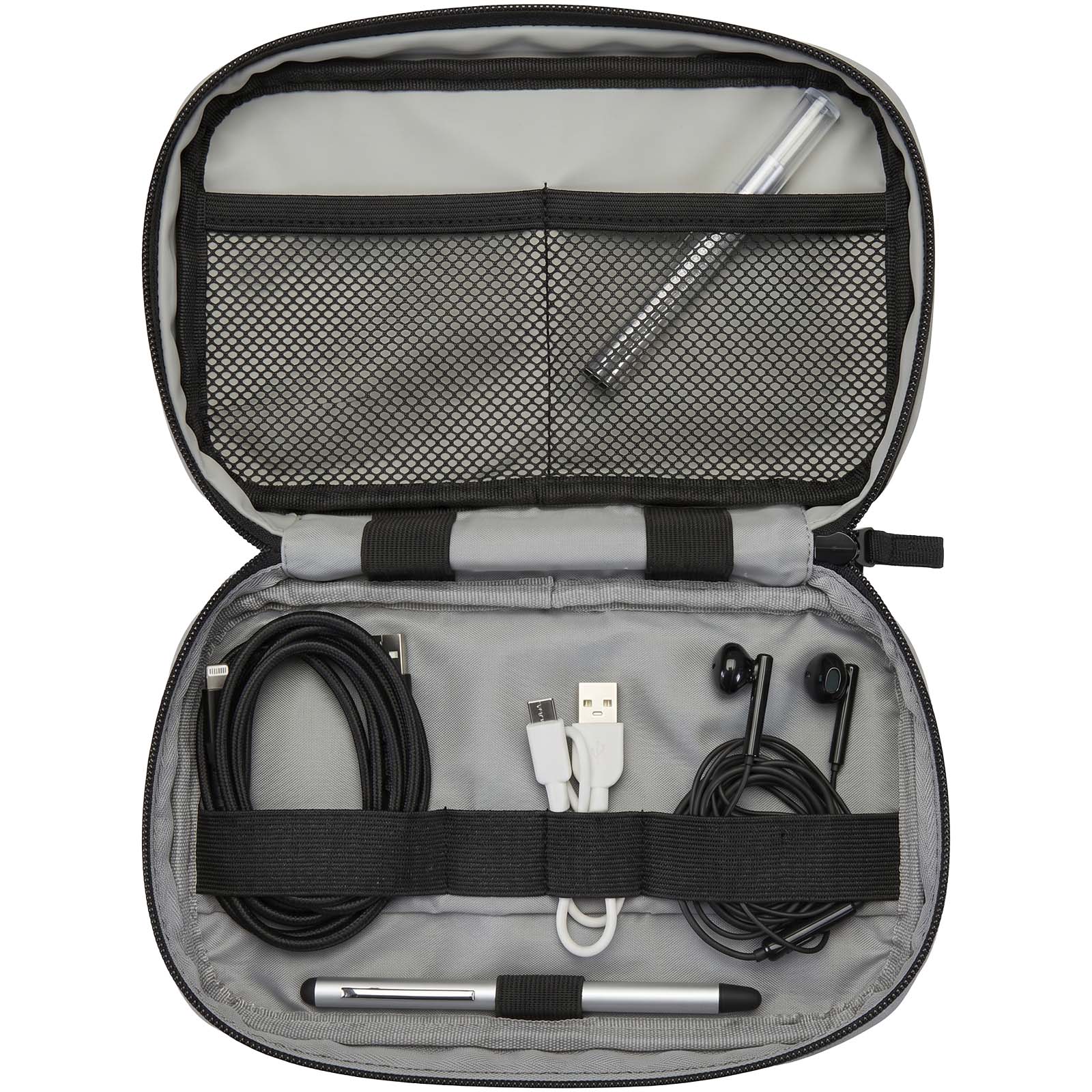 Custodia per accessori tecnologici in materiale riciclato certificato GRS Resi Plus - 1L