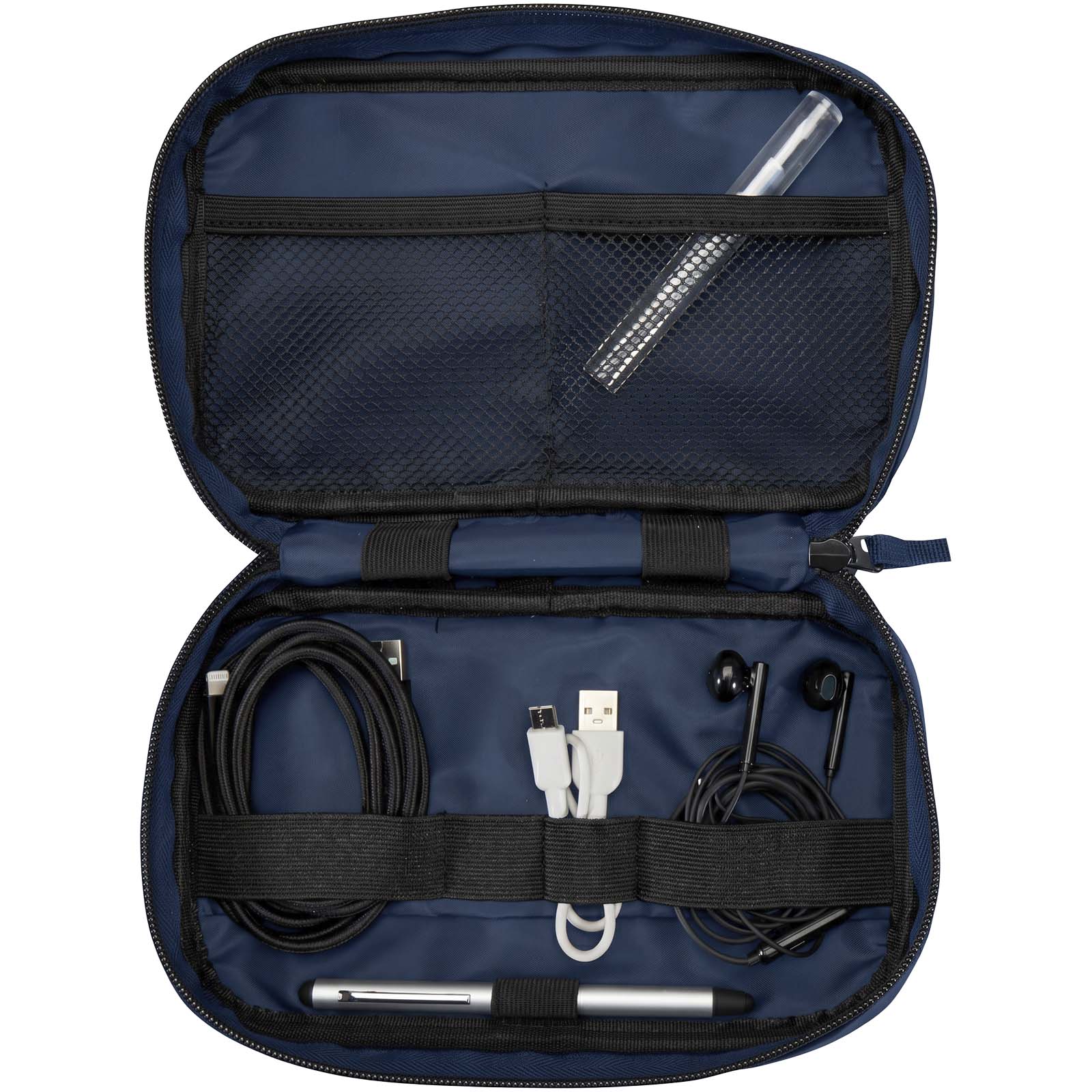 Custodia per accessori tecnologici in materiale riciclato certificato GRS Resi Plus - 1L
