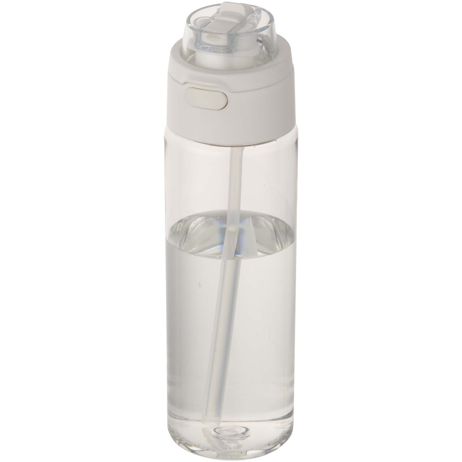 Borraccia in plastica riciclata RCS con tappo a doppia funzione e cannuccia a scatto da 700 ml Theron