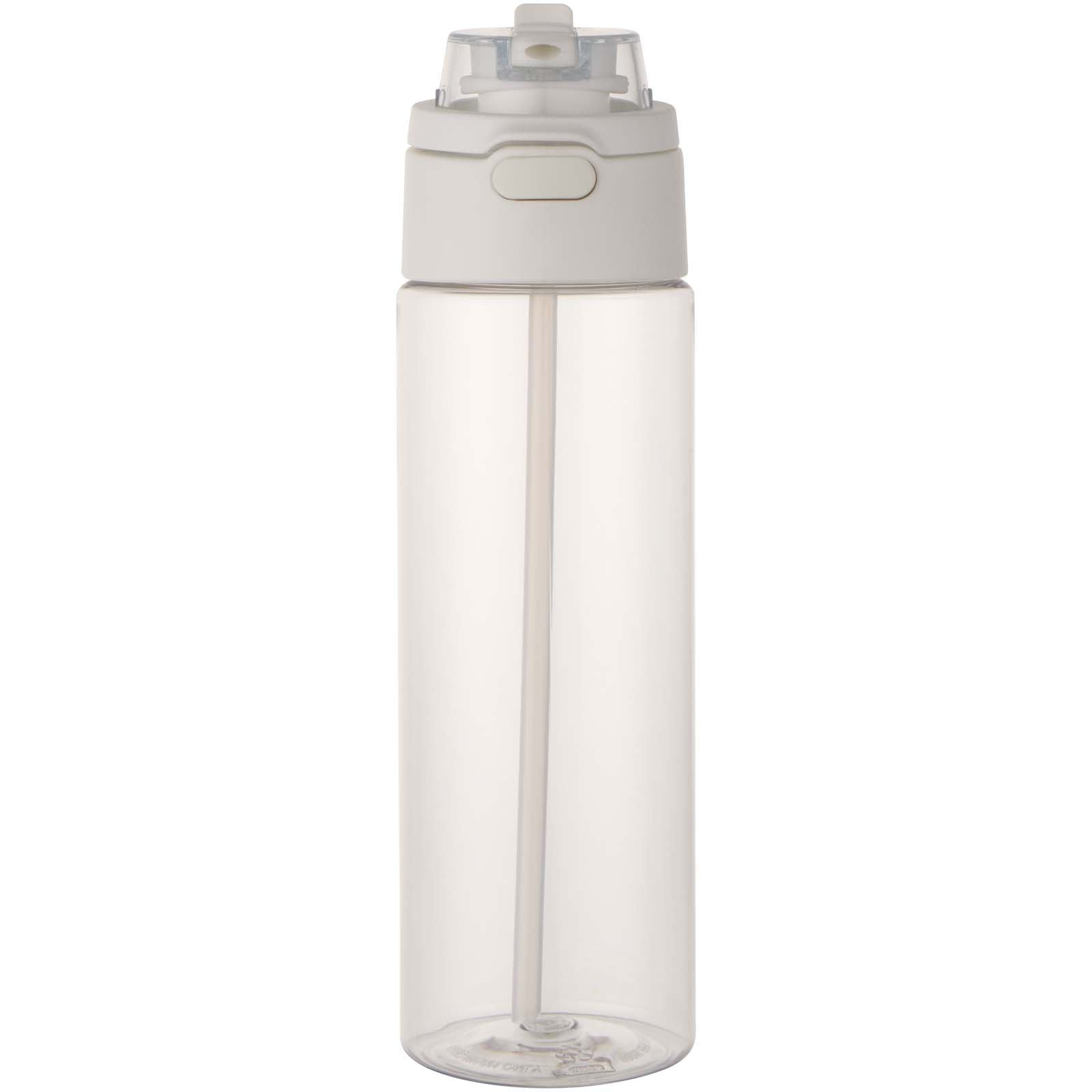 Borraccia in plastica riciclata RCS con tappo a doppia funzione e cannuccia a scatto da 700 ml Theron