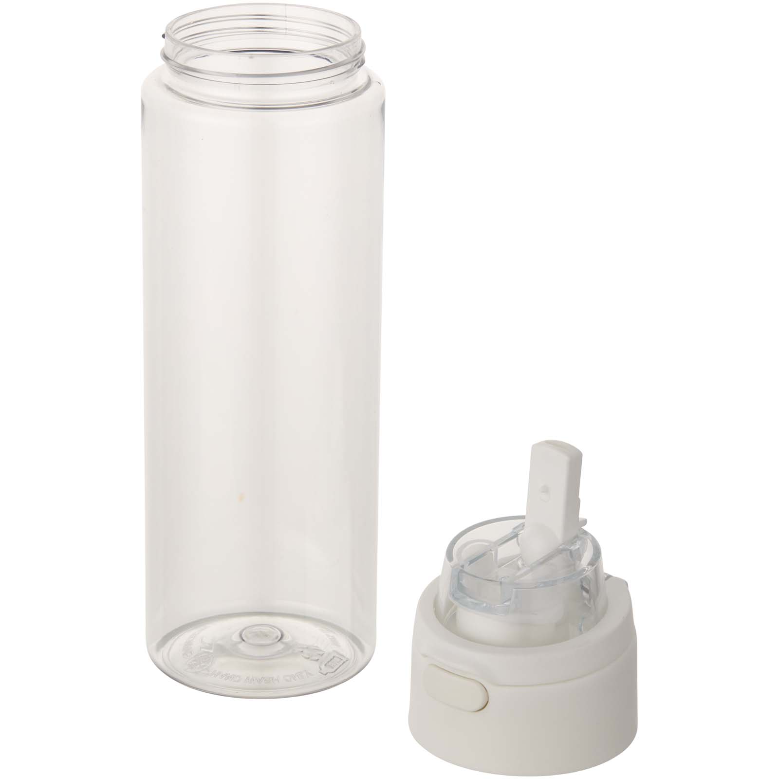 Borraccia in plastica riciclata RCS con tappo a doppia funzione e cannuccia a scatto da 700 ml Theron