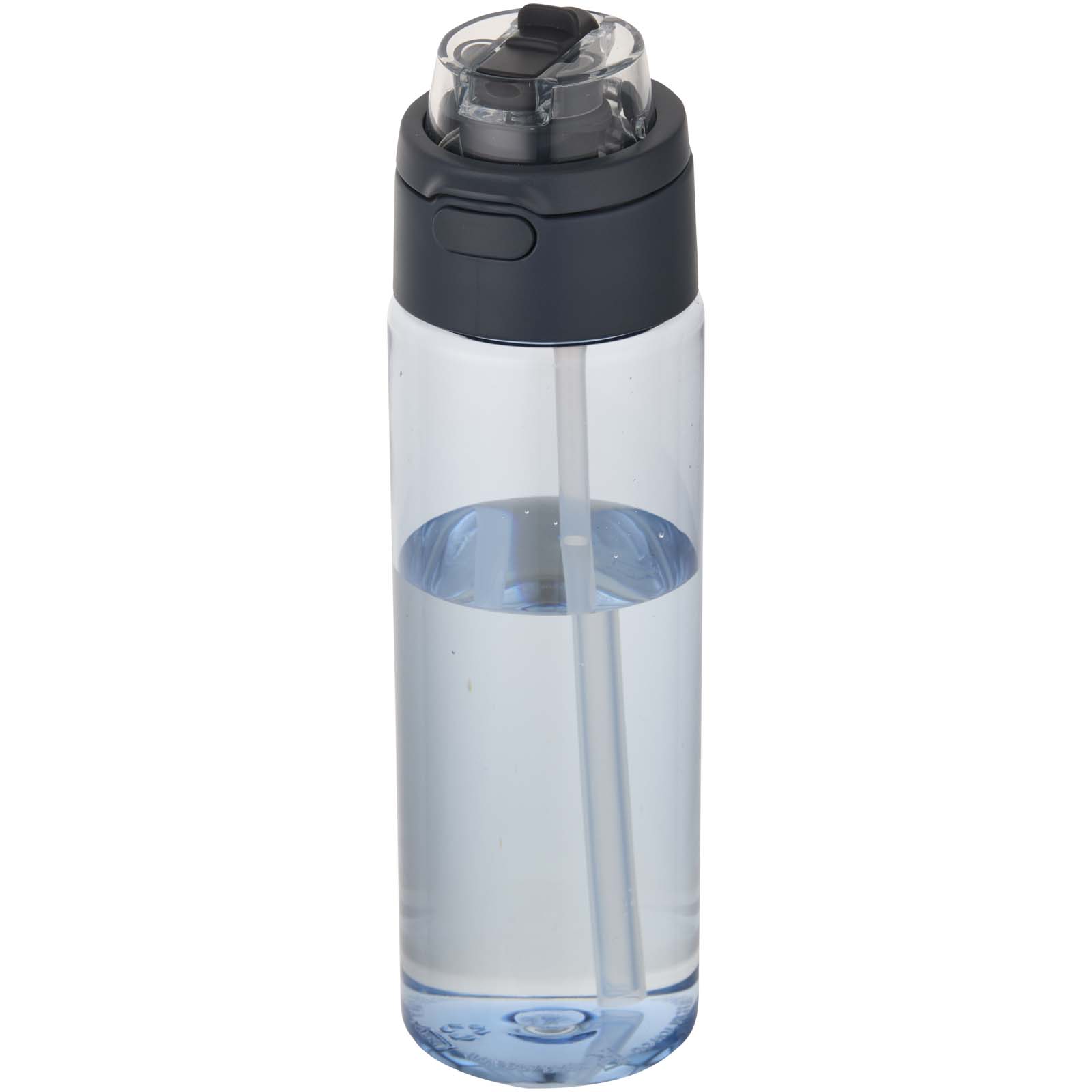 Borraccia in plastica riciclata RCS con tappo a doppia funzione e cannuccia a scatto da 700 ml Theron