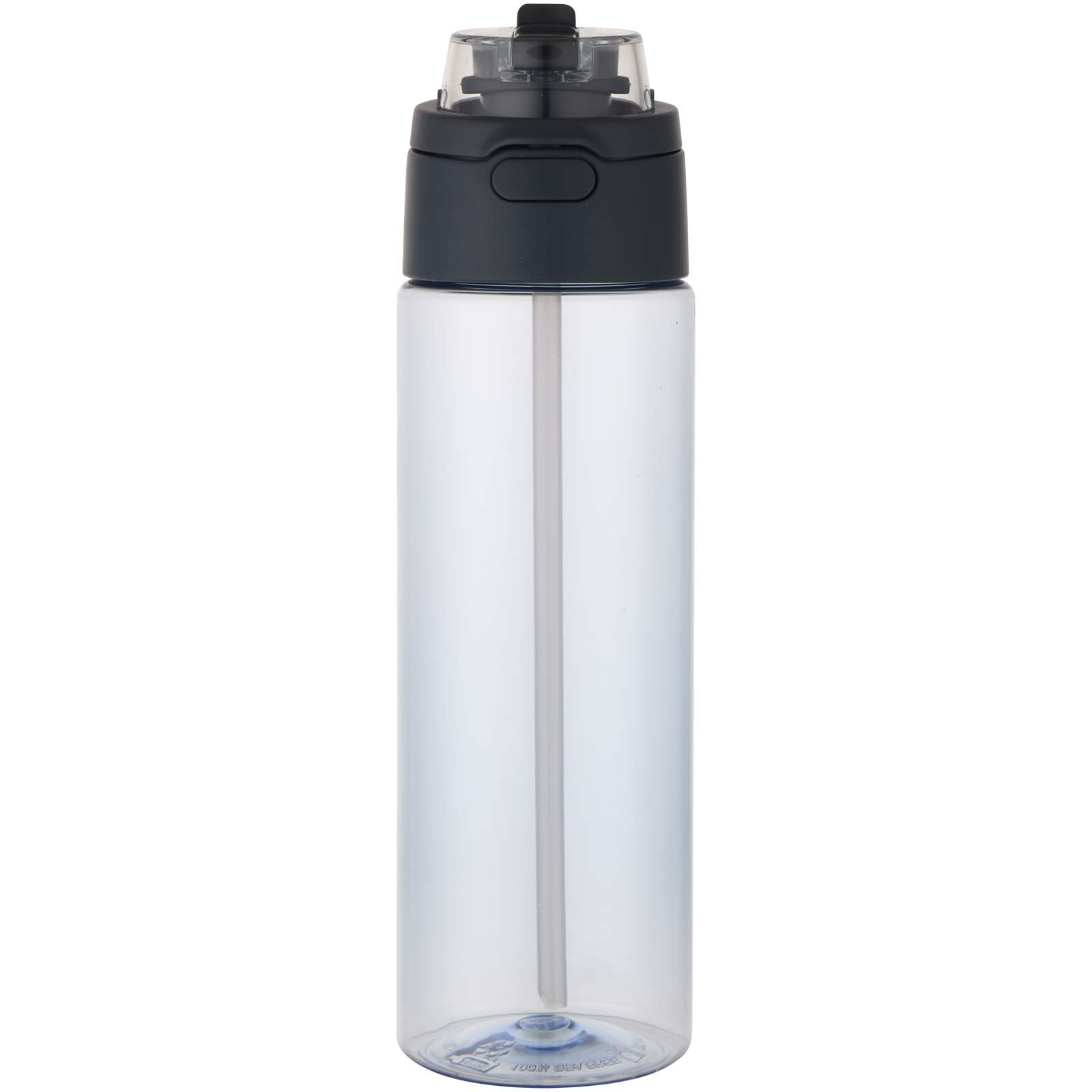 Borraccia in plastica riciclata RCS con tappo a doppia funzione e cannuccia a scatto da 700 ml Theron