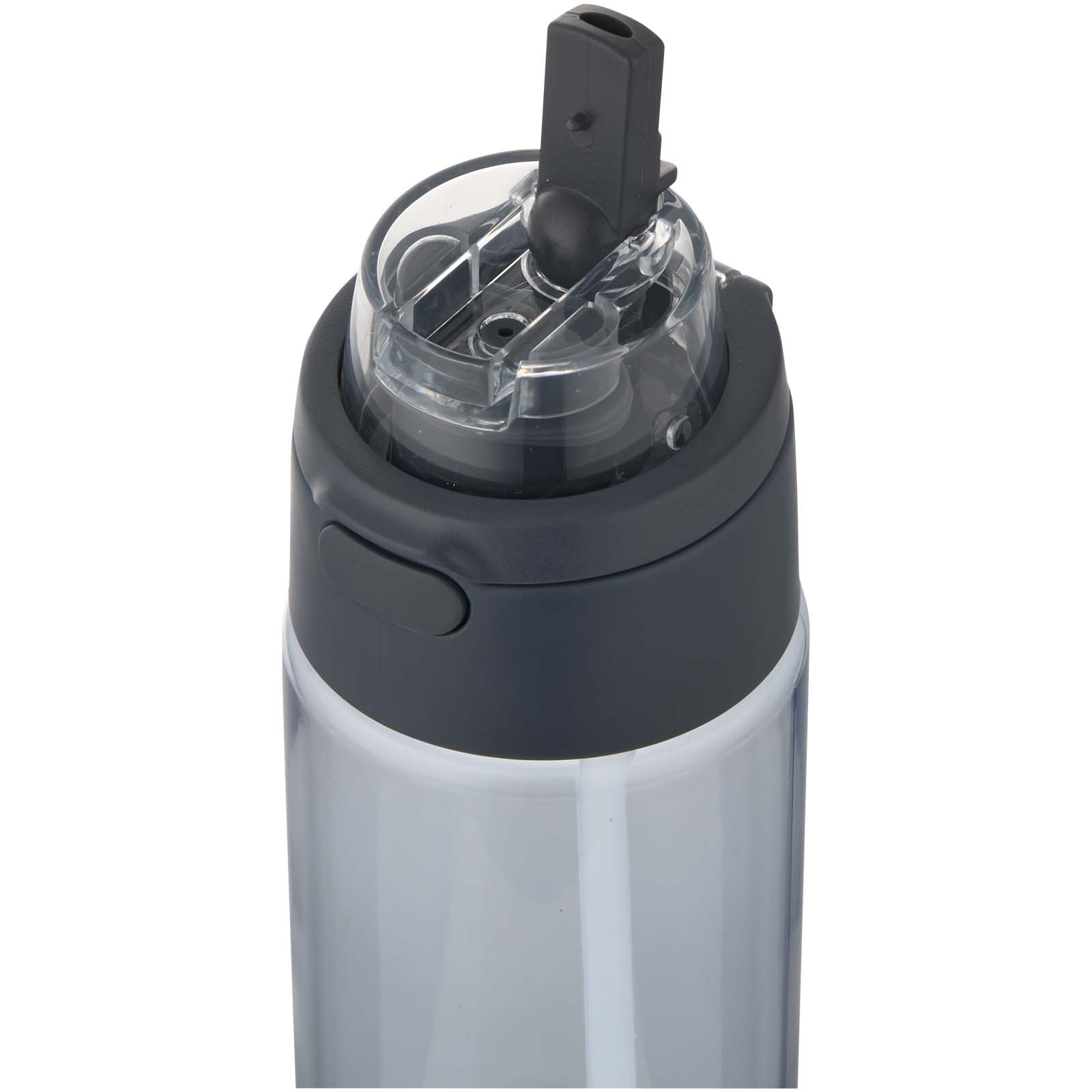 Borraccia in plastica riciclata RCS con tappo a doppia funzione e cannuccia a scatto da 700 ml Theron