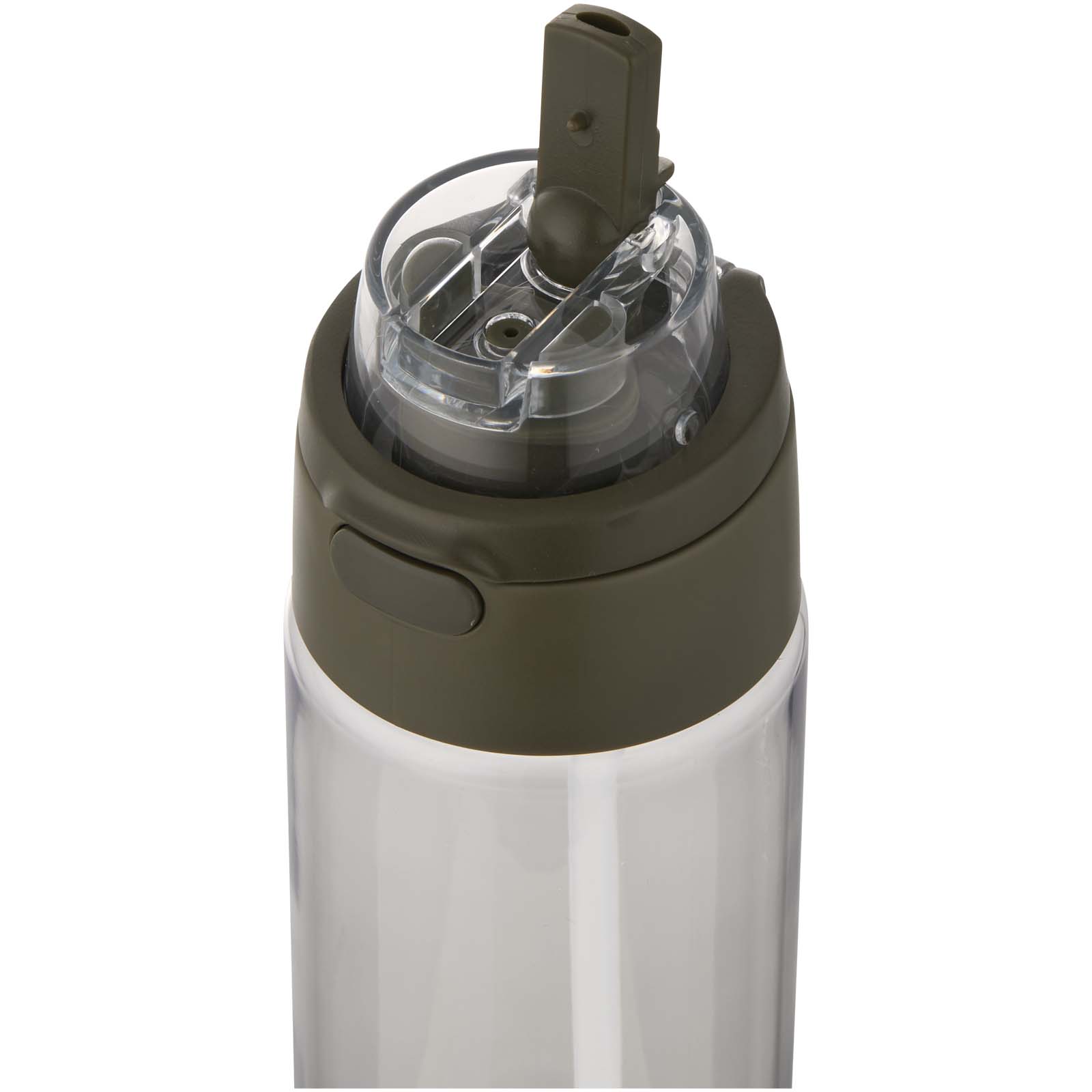 Borraccia in plastica riciclata RCS con tappo a doppia funzione e cannuccia a scatto da 700 ml Theron