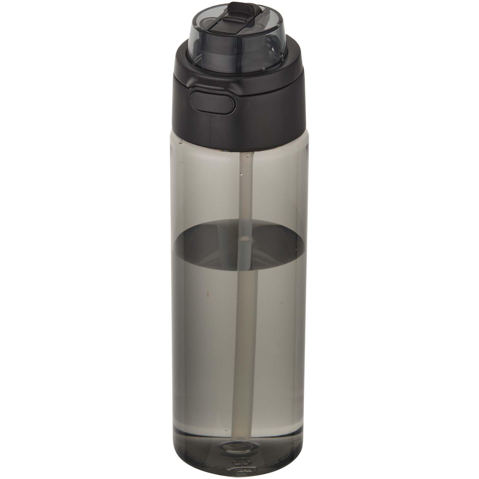 Borraccia in plastica riciclata RCS con tappo a doppia funzione e cannuccia a scatto da 700 ml Theron