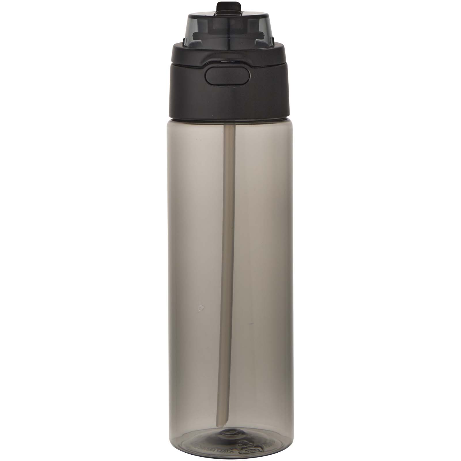 Borraccia in plastica riciclata RCS con tappo a doppia funzione e cannuccia a scatto da 700 ml Theron