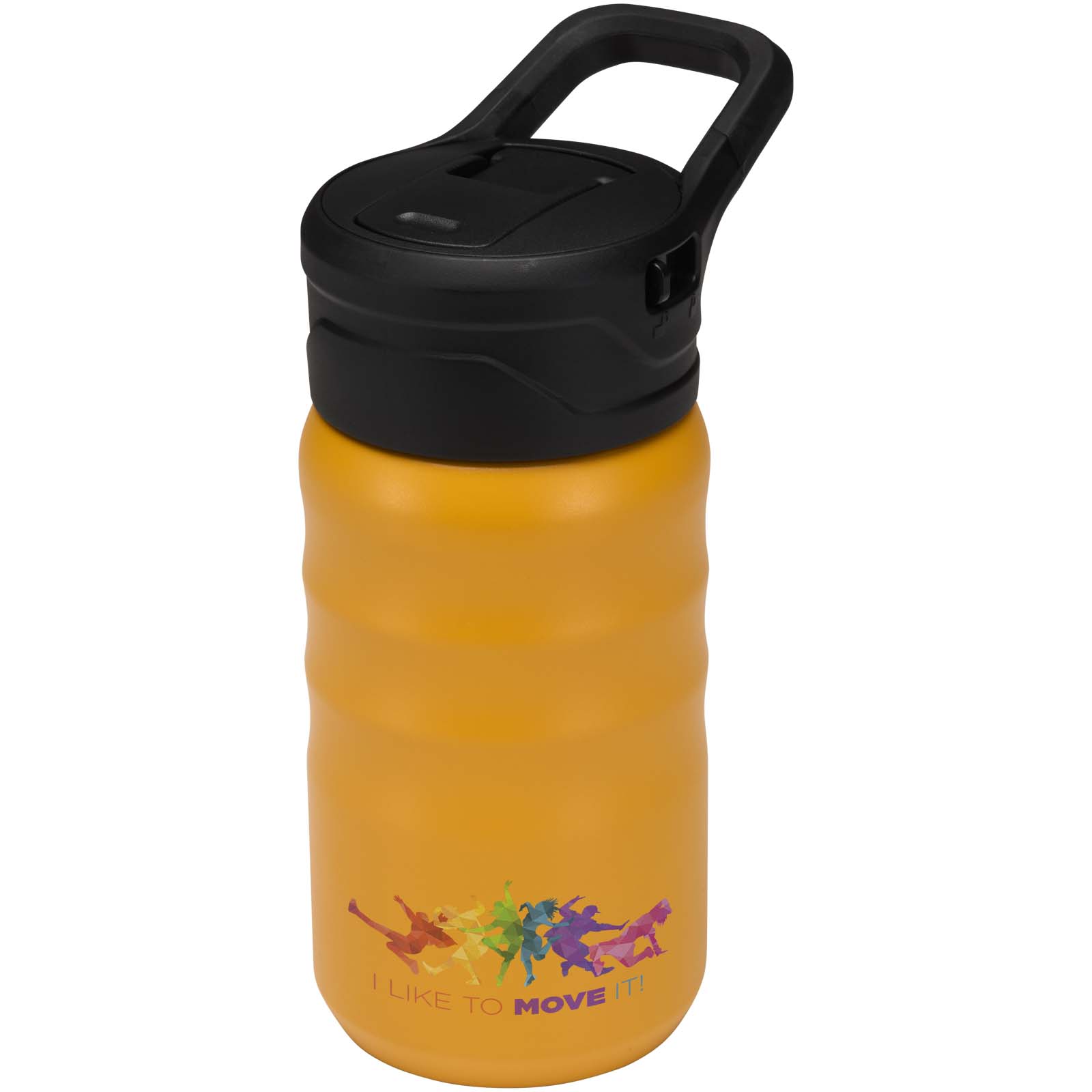 Borraccia sportiva in acciaio inossidabile a doppia parete riciclato RCS con cannuccia ribaltabile d 350 ml Knox
