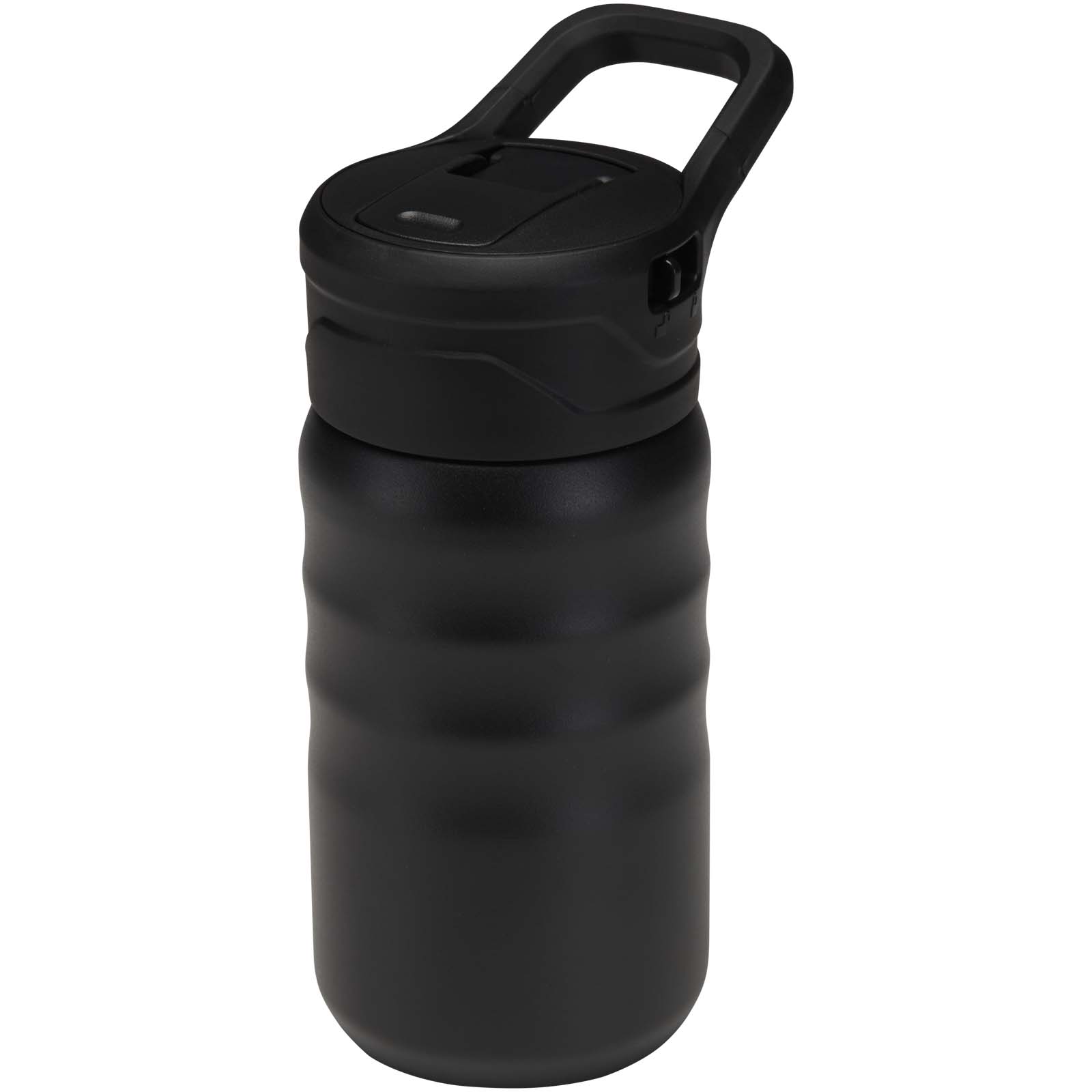 Borraccia sportiva in acciaio inossidabile a doppia parete riciclato RCS con cannuccia ribaltabile d 350 ml Knox