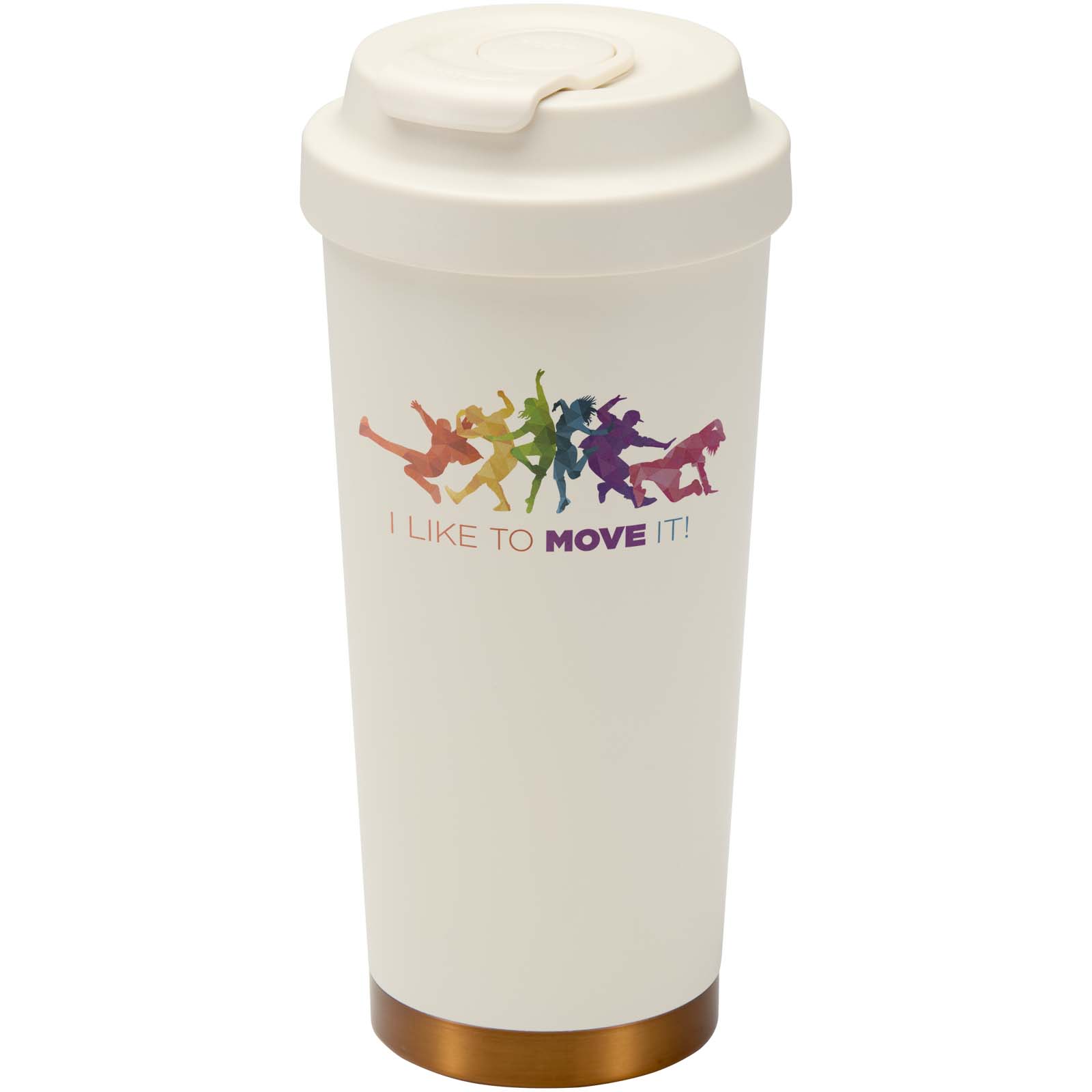 Bicchiere termico da 480 ml in acciaio inossidabile riciclato RCS a doppia parete Hampton
