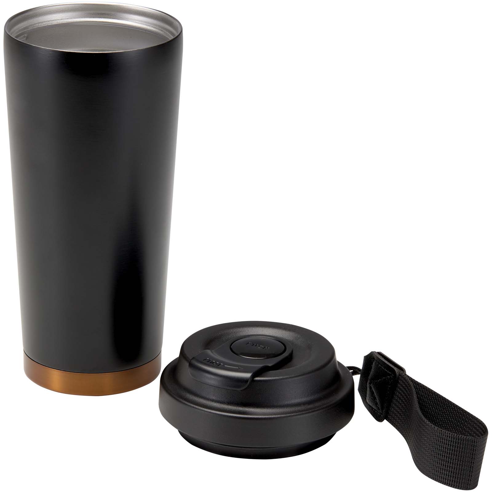 Bicchiere termico da 480 ml in acciaio inossidabile riciclato RCS a doppia parete Hampton