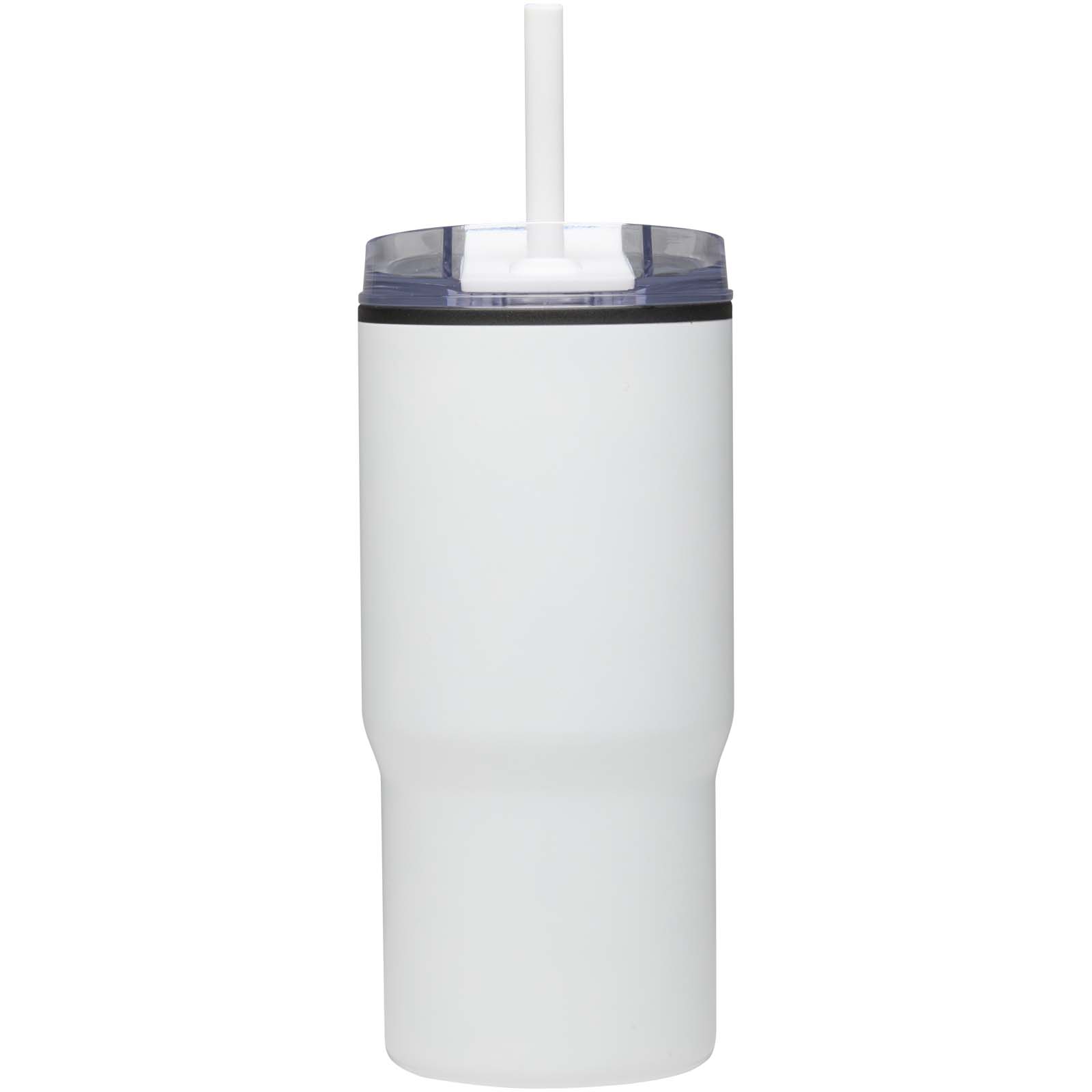 Bicchiere termico in materiale riciclato RCS a doppia parete con cannuccia da 540 ml Westin