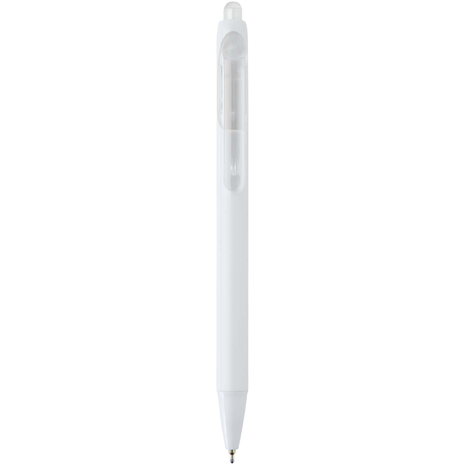 Penna a sfera a doppia iniezione in materiale riciclato certificato RCS (inchiostro blu) Glen