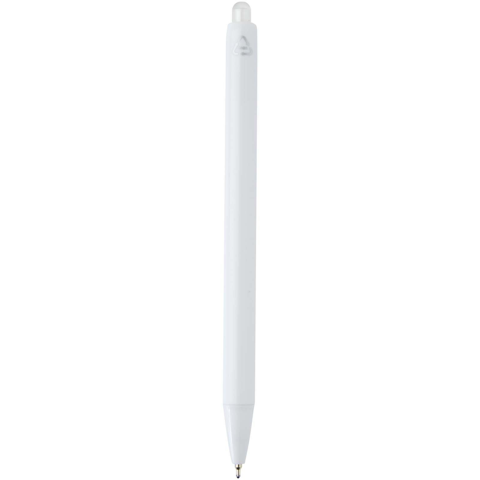 Penna a sfera a doppia iniezione in materiale riciclato certificato RCS (inchiostro blu) Glen