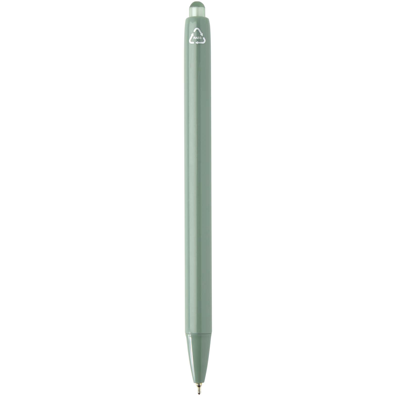 Penna a sfera a doppia iniezione in materiale riciclato certificato RCS (inchiostro blu) Glen