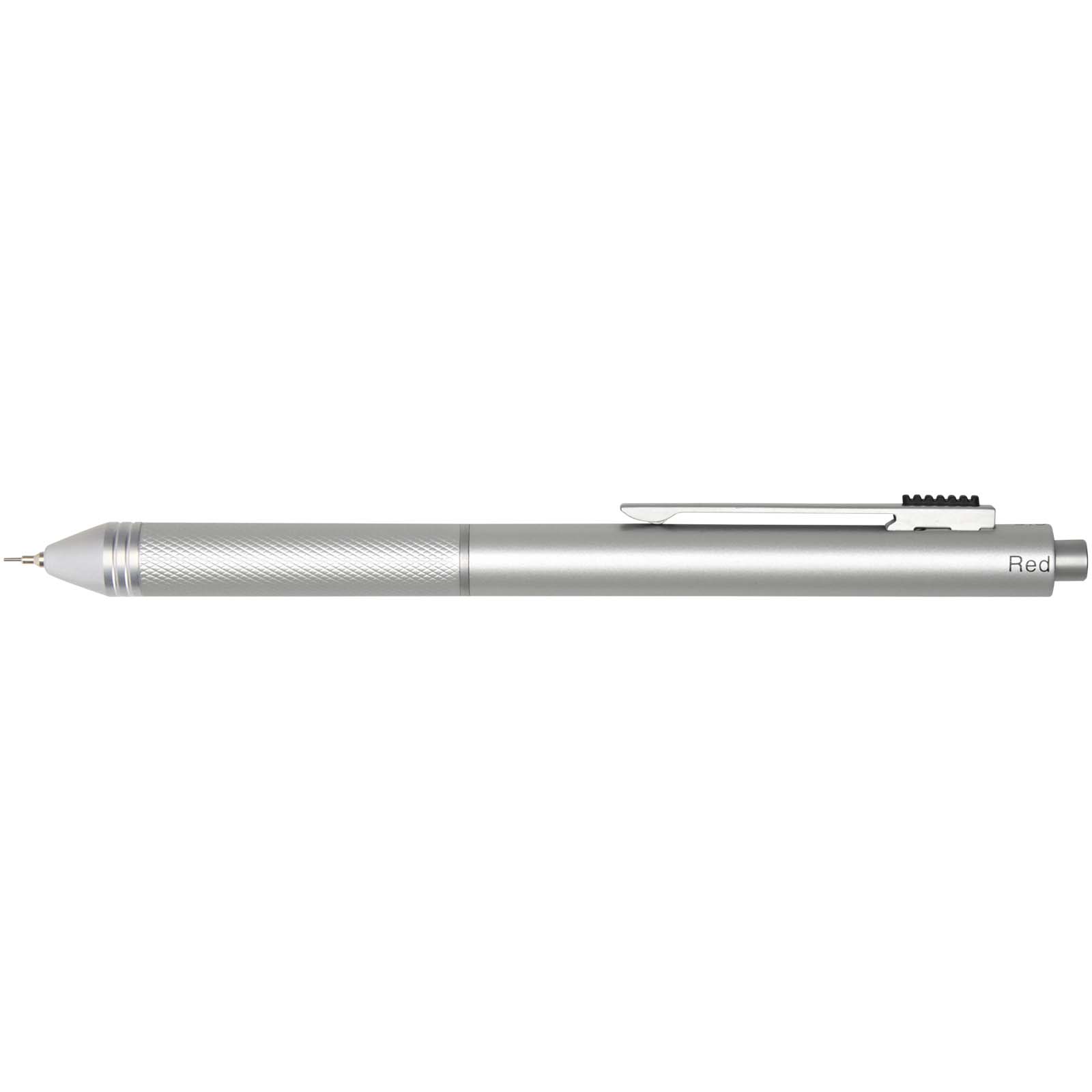 Penna a sfera 4 in 1 in acciaio inossidabile riciclato certificato RCS Tine