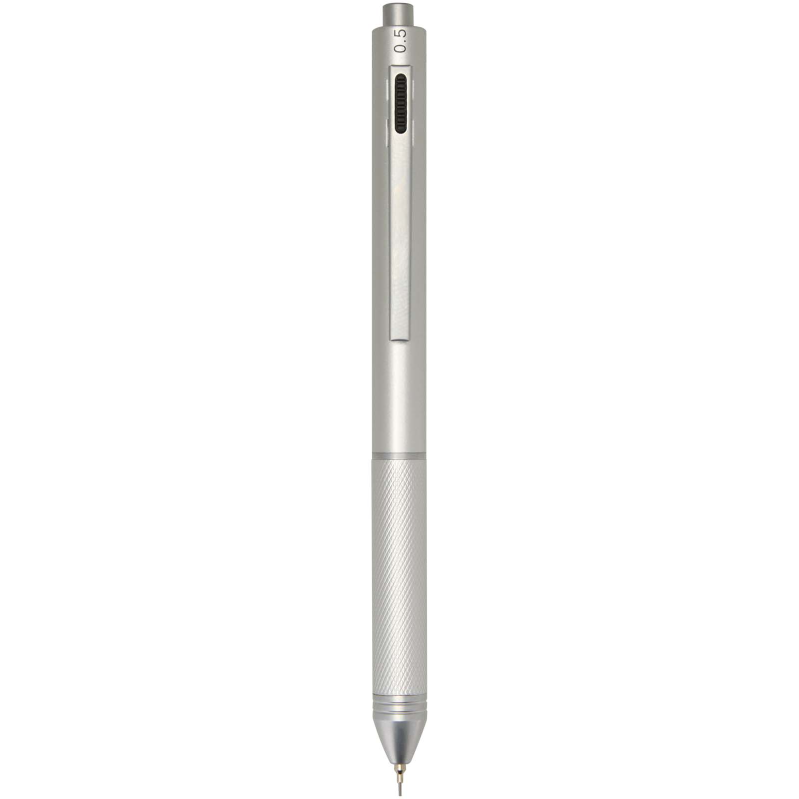Penna a sfera 4 in 1 in acciaio inossidabile riciclato certificato RCS Tine