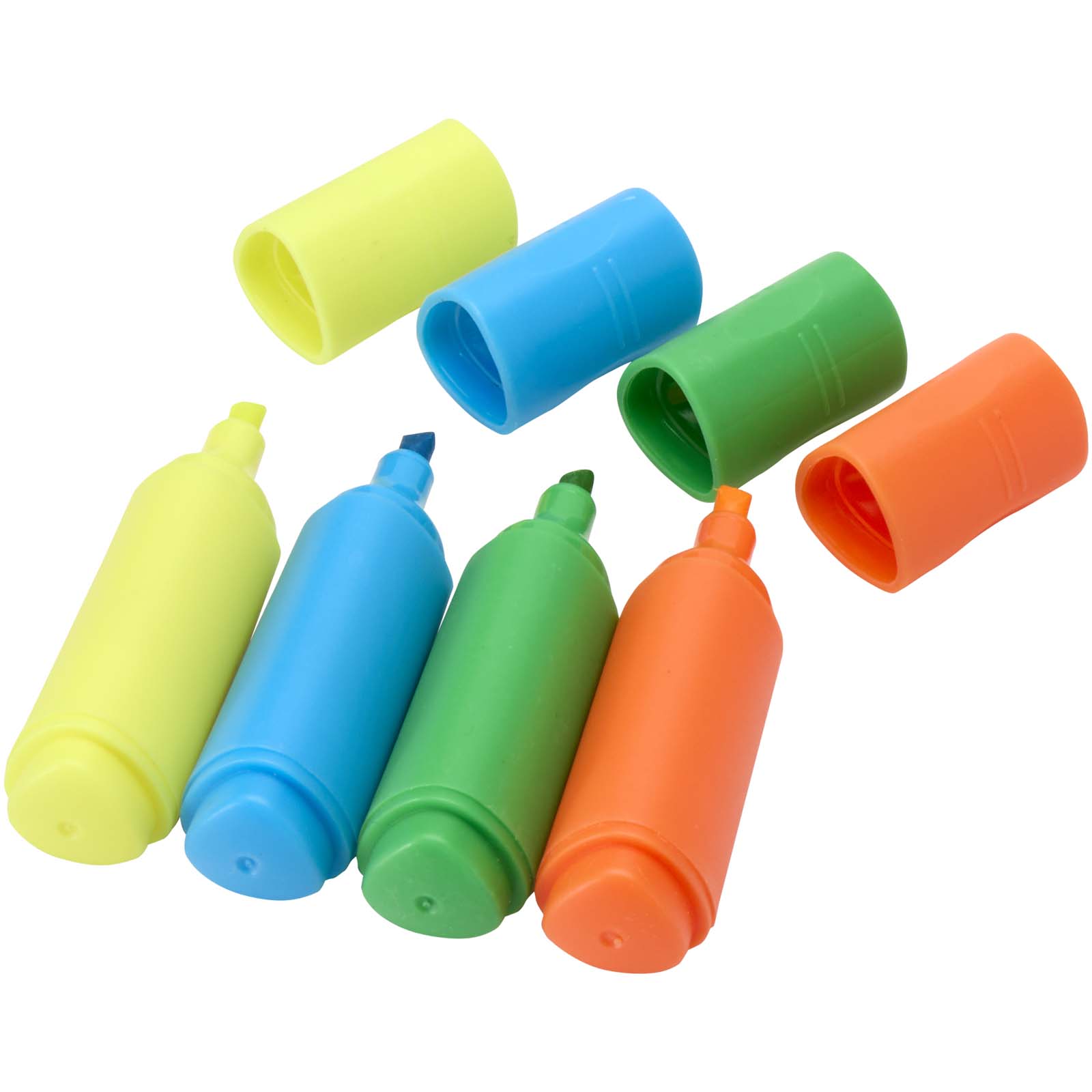 Set di evidenziatori in plastica riciclata Mini