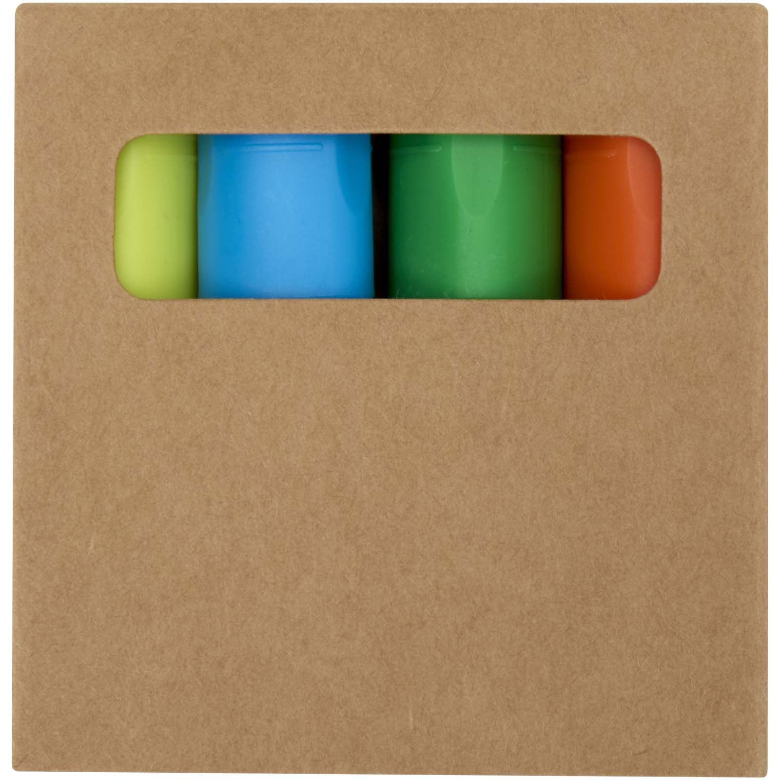Set di evidenziatori in plastica riciclata Mini