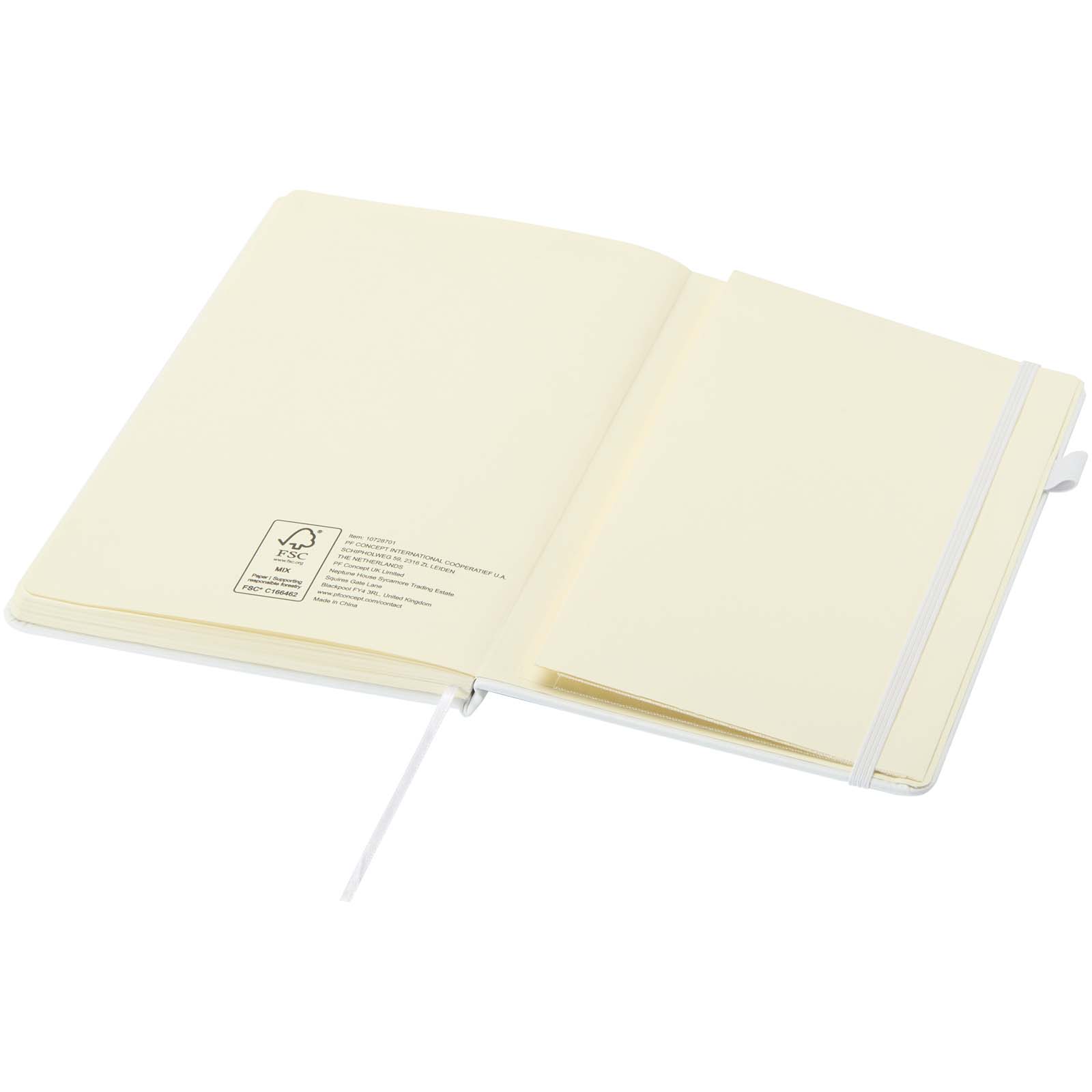 Taccuino A5 con copertina rigida in plastica riciclata Liss