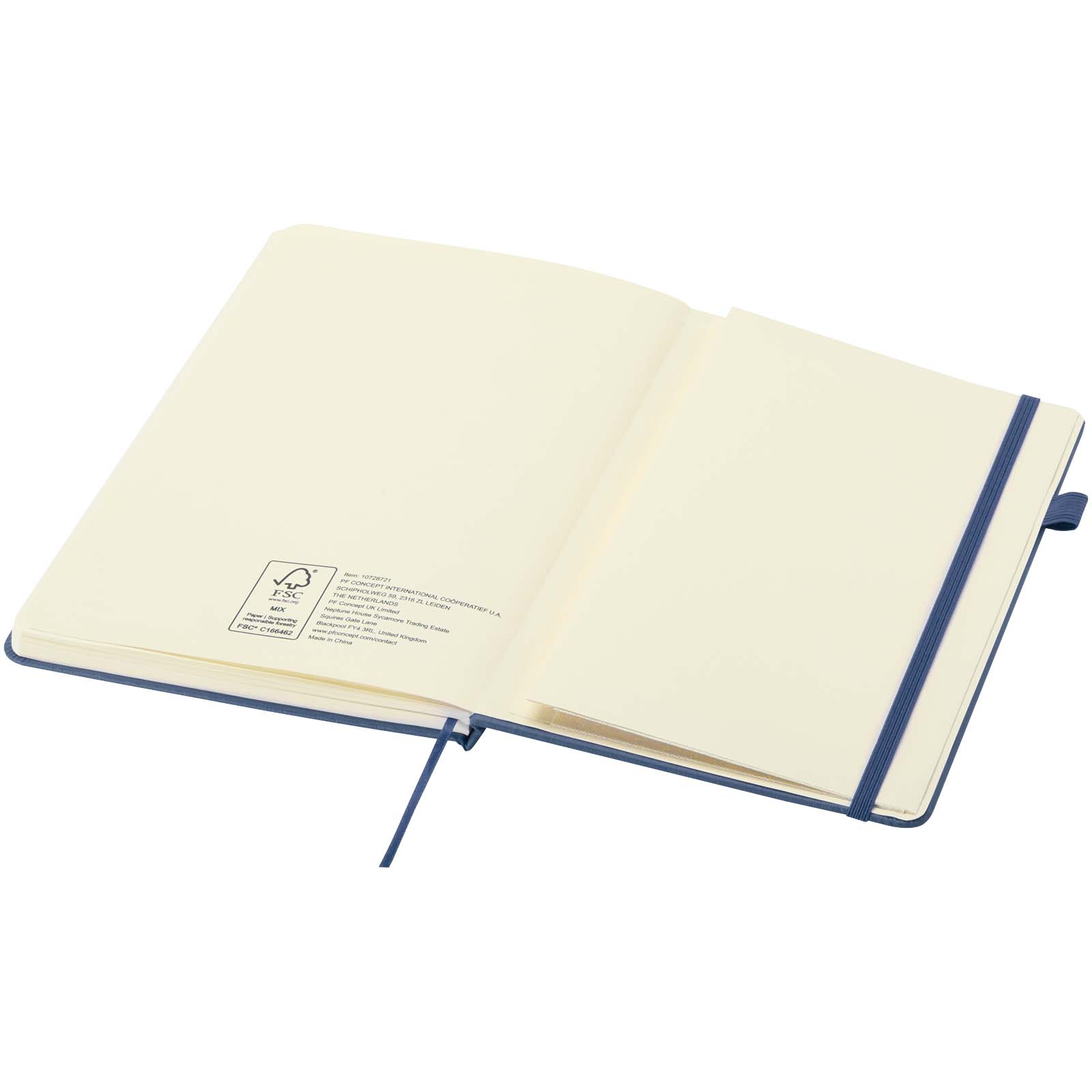 Taccuino A5 con copertina rigida in plastica riciclata Liss