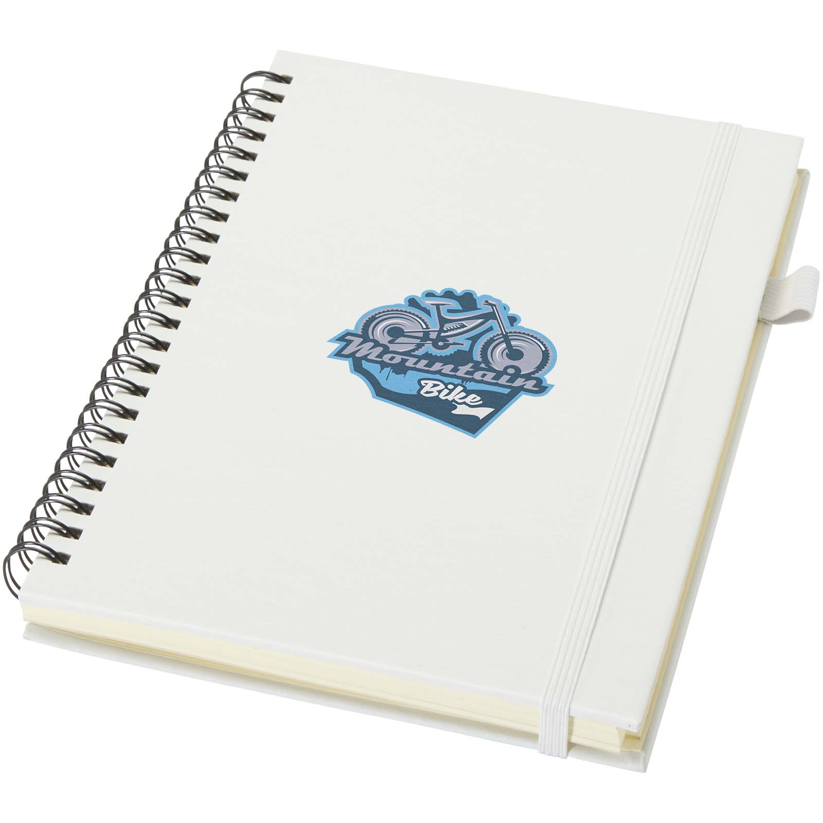 Quaderno A5 a spirale con copertina rigida in plastica riciclata Liss