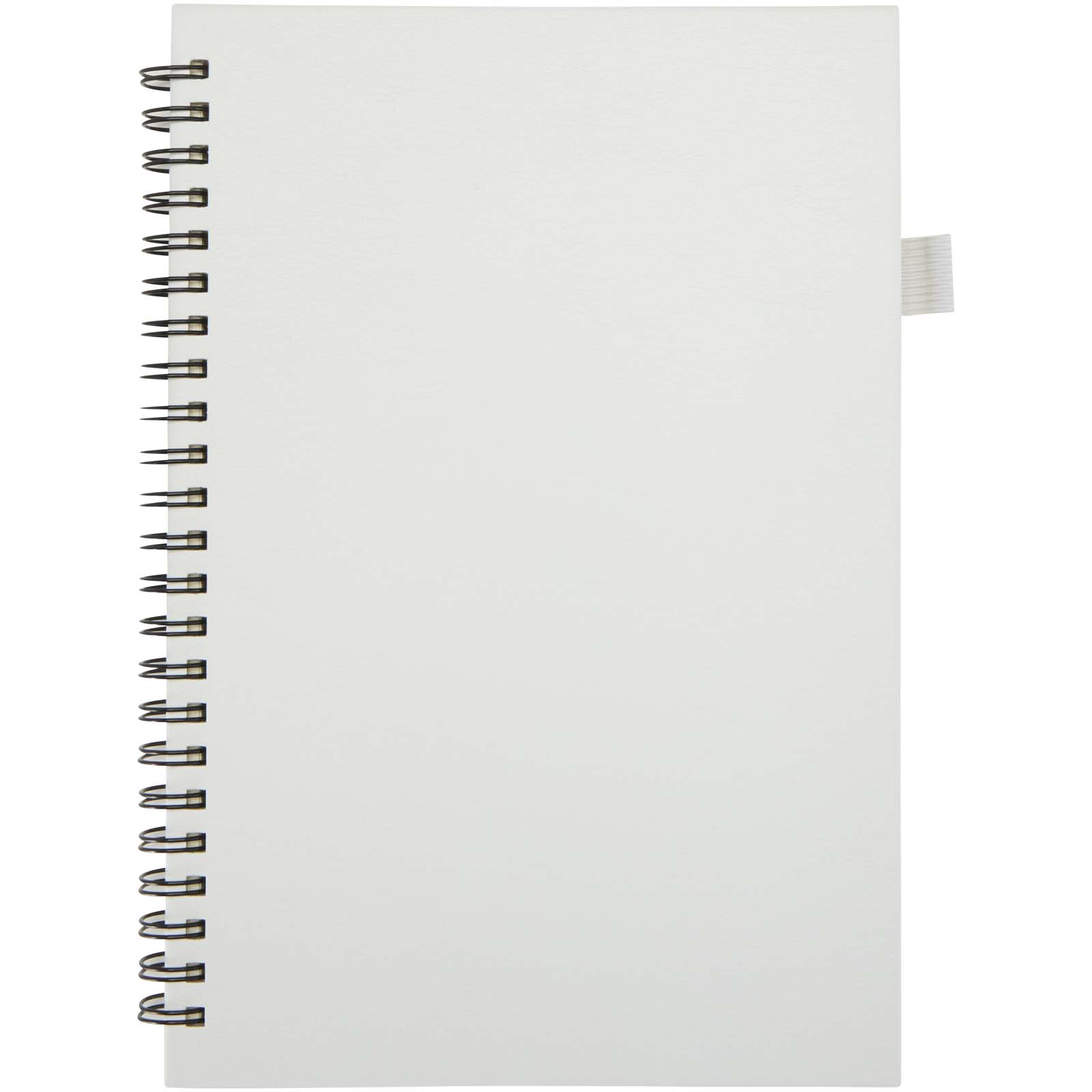 Quaderno A5 a spirale con copertina rigida in plastica riciclata Liss
