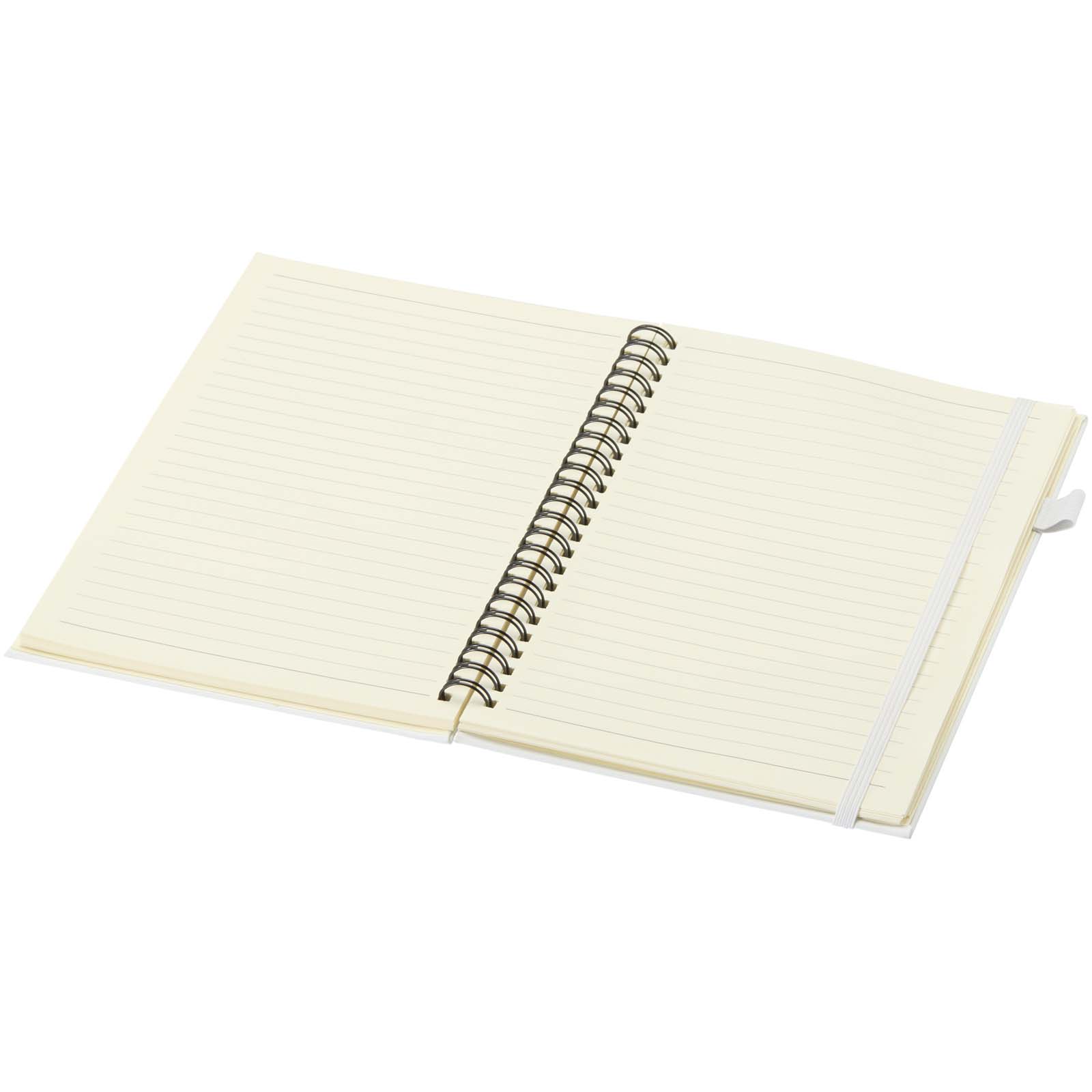 Quaderno A5 a spirale con copertina rigida in plastica riciclata Liss