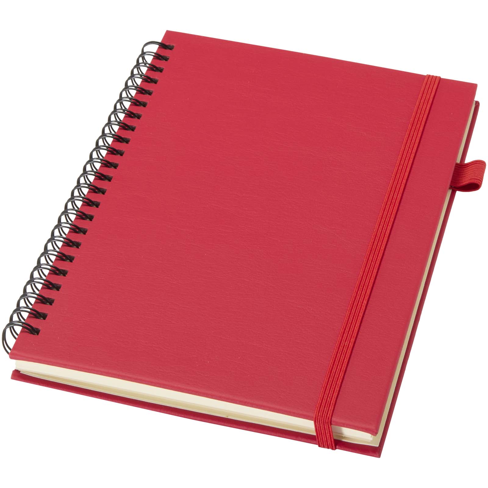 Quaderno A5 a spirale con copertina rigida in plastica riciclata Liss