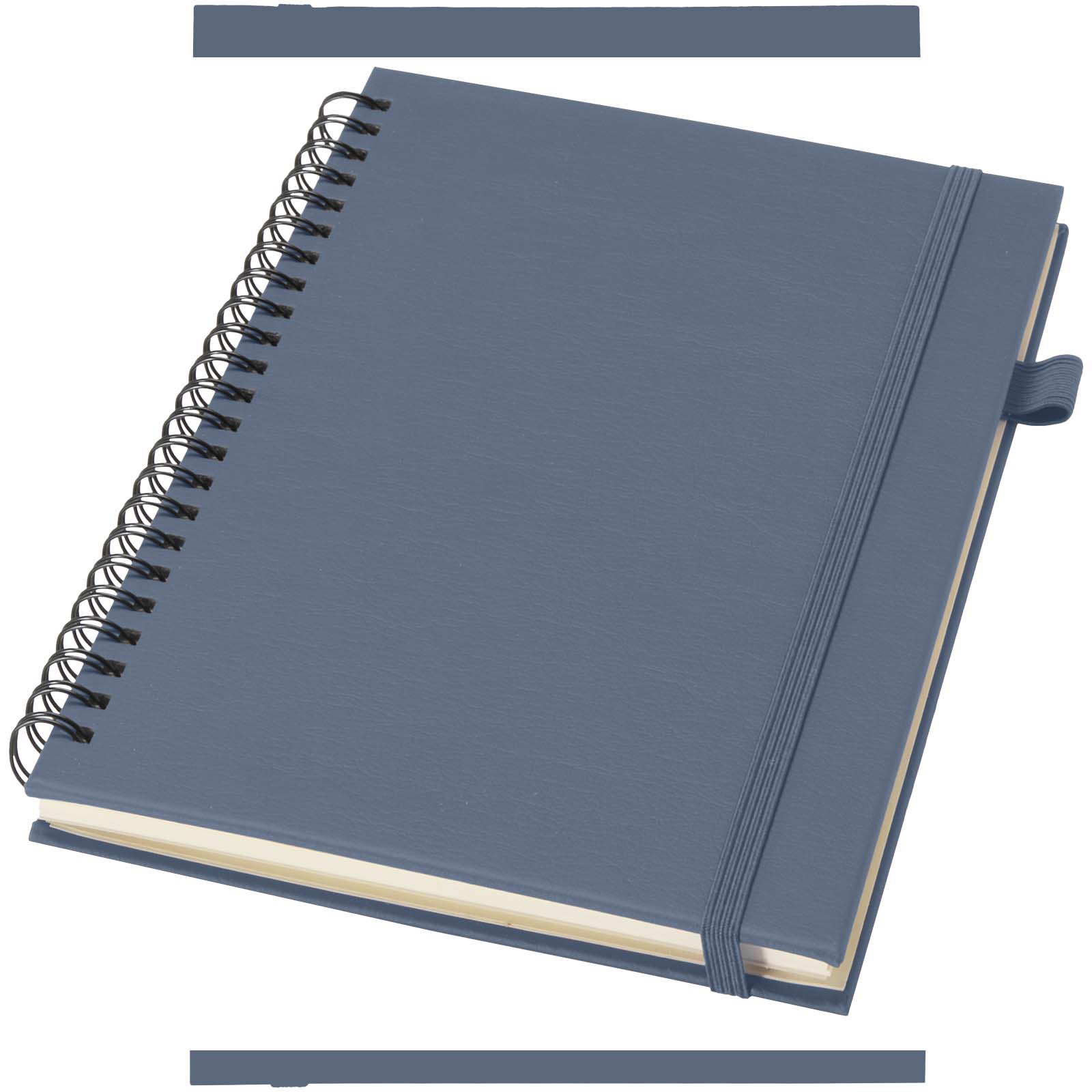 Quaderno A5 a spirale con copertina rigida in plastica riciclata Liss