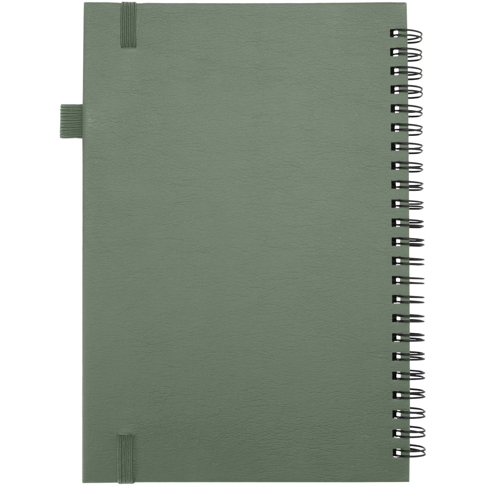 Quaderno A5 a spirale con copertina rigida in plastica riciclata Liss