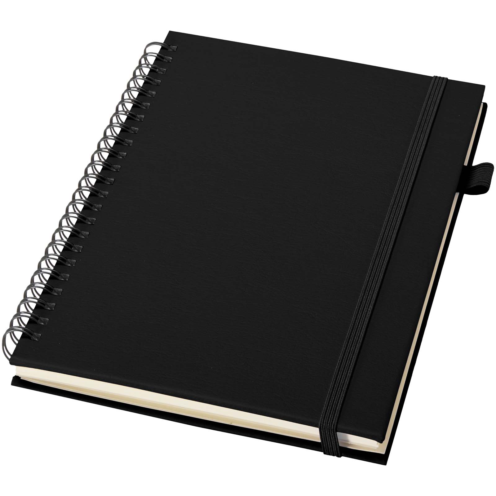 Quaderno A5 a spirale con copertina rigida in plastica riciclata Liss