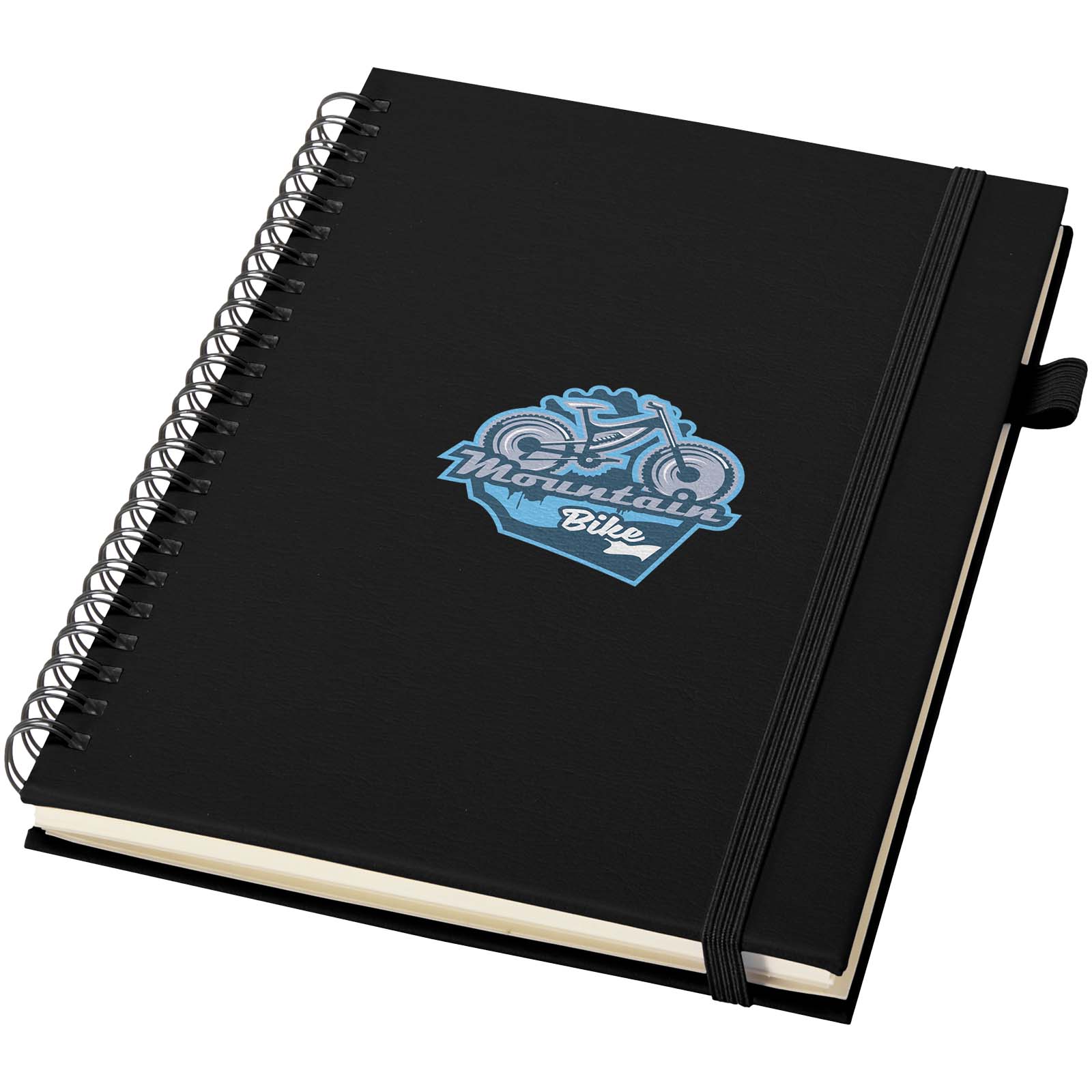 Quaderno A5 a spirale con copertina rigida in plastica riciclata Liss