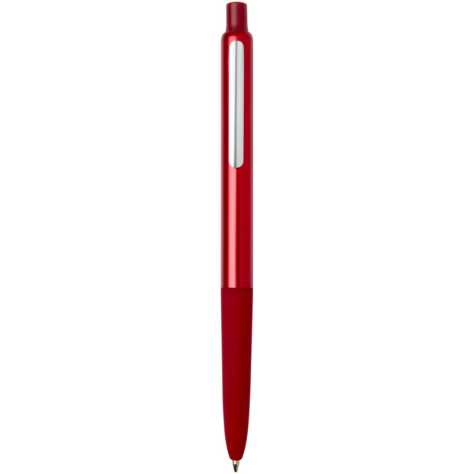 Penna a sfera a scatto in alluminio riciclato con finitura anodizzata Soffit (inchiostro blu)