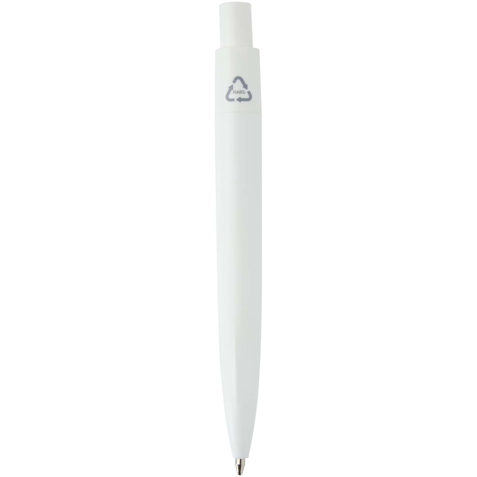 Mini penna a sfera in plastica riciclata Ramin (inchiostro blu)