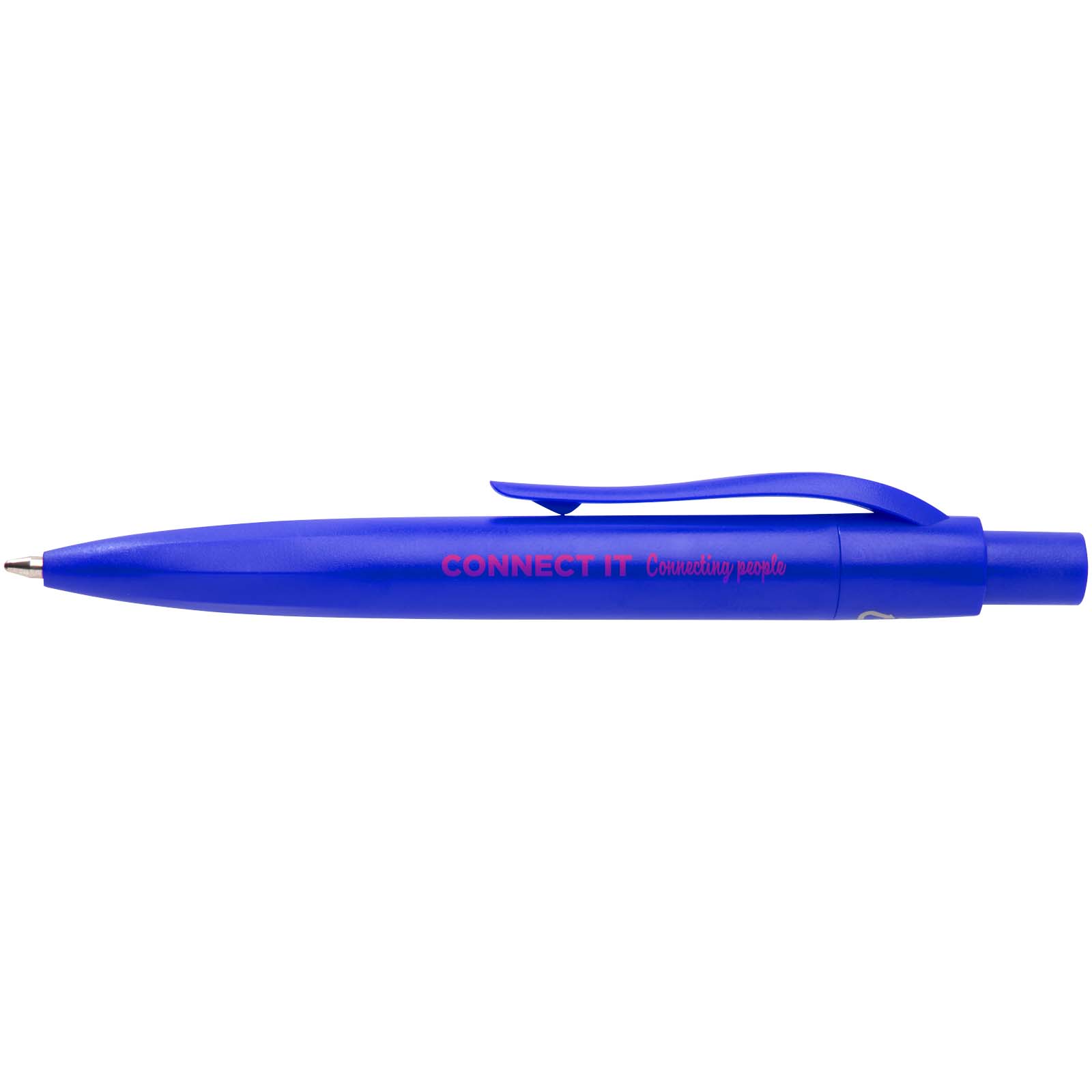 Mini penna a sfera in plastica riciclata Ramin (inchiostro blu)