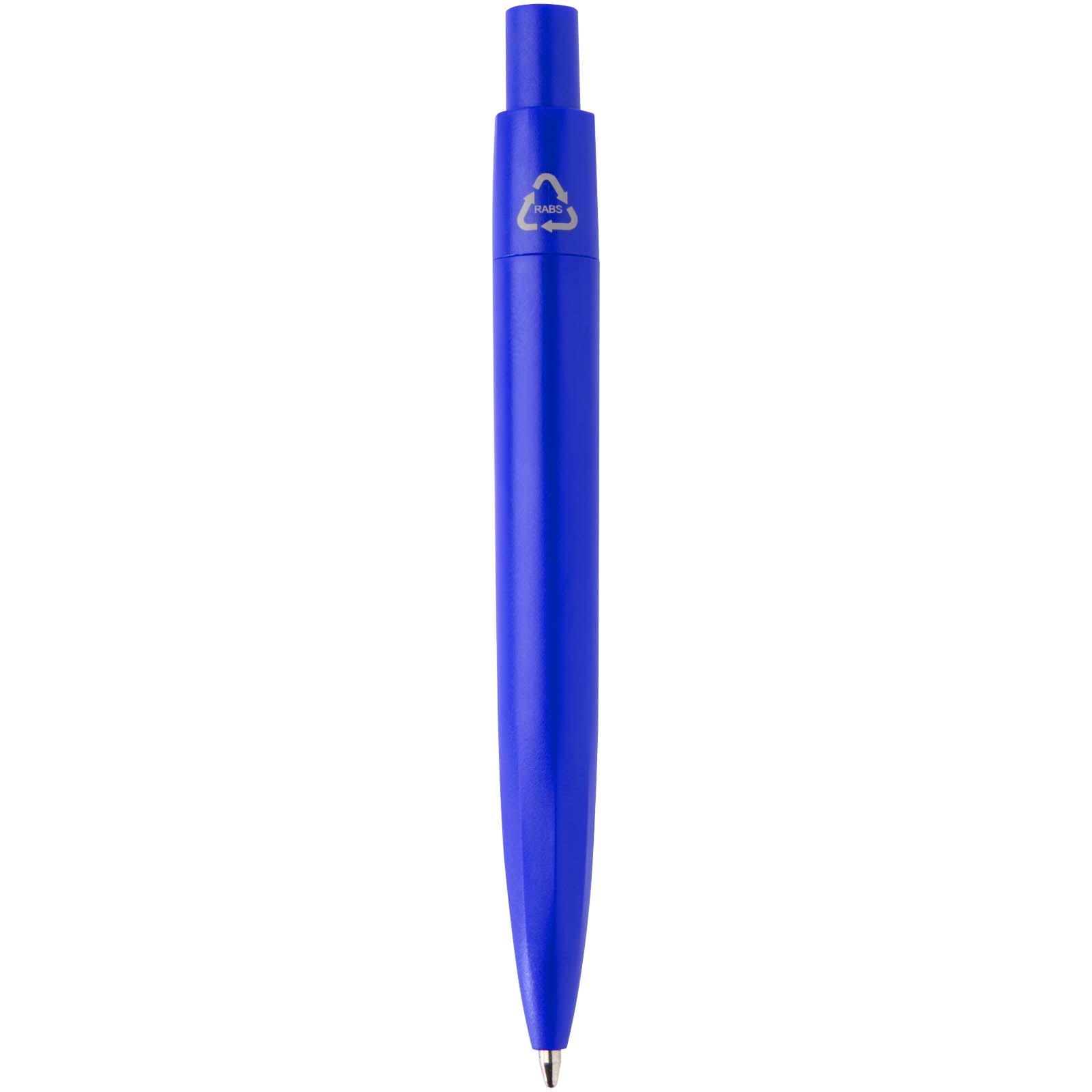 Mini penna a sfera in plastica riciclata Ramin (inchiostro blu)