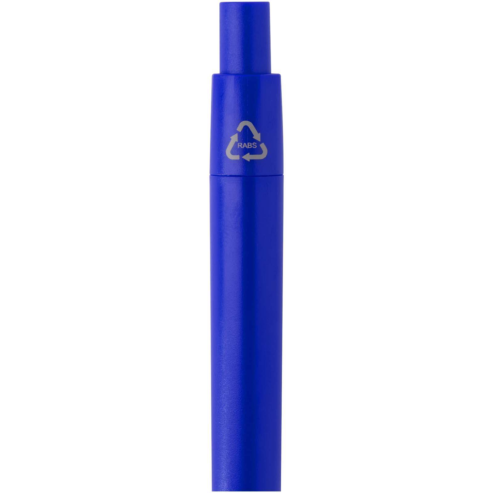 Mini penna a sfera in plastica riciclata Ramin (inchiostro blu)