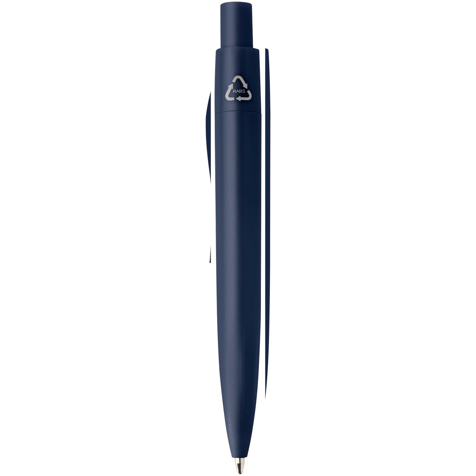 Mini penna a sfera in plastica riciclata Ramin (inchiostro blu)