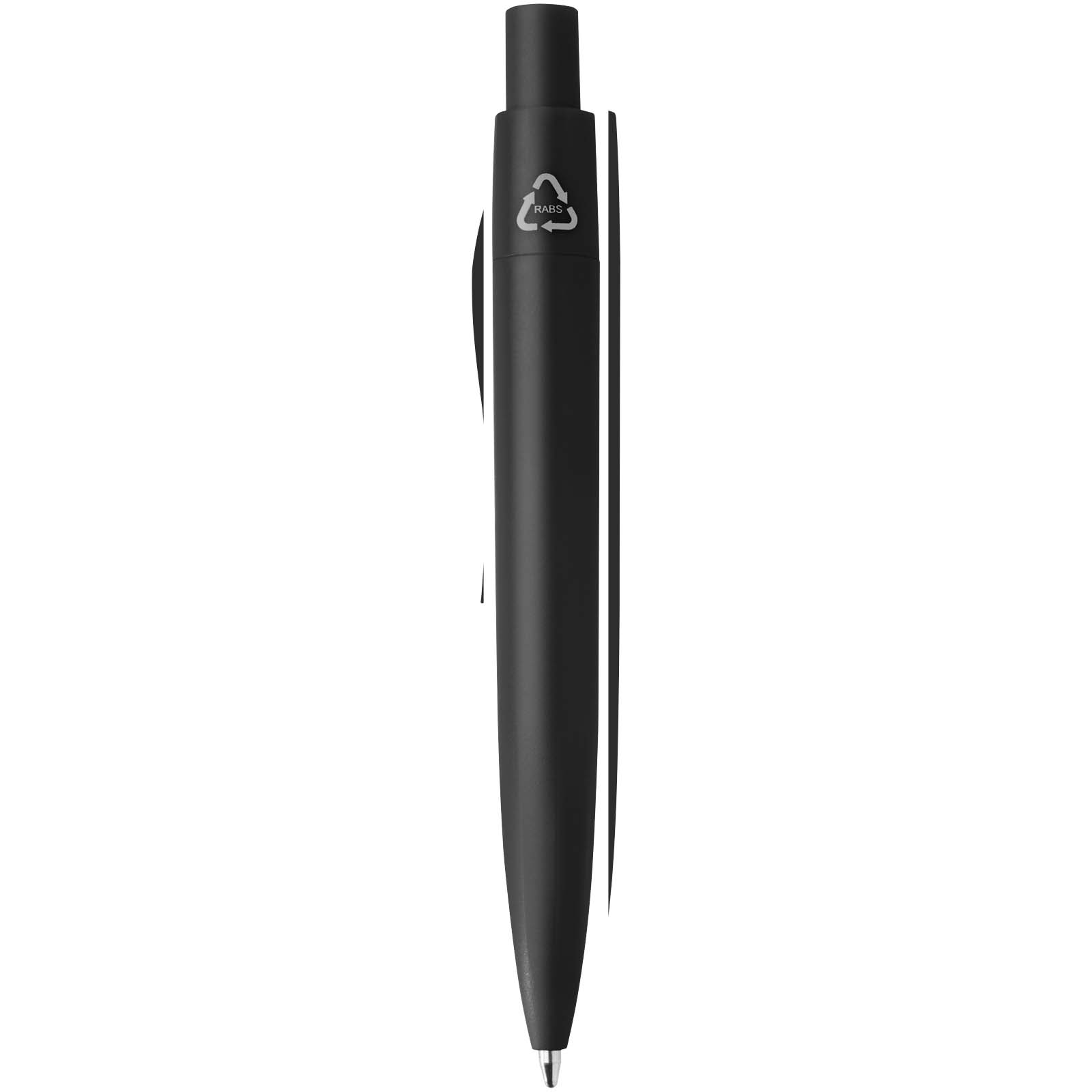 Mini penna a sfera in plastica riciclata Ramin (inchiostro blu)