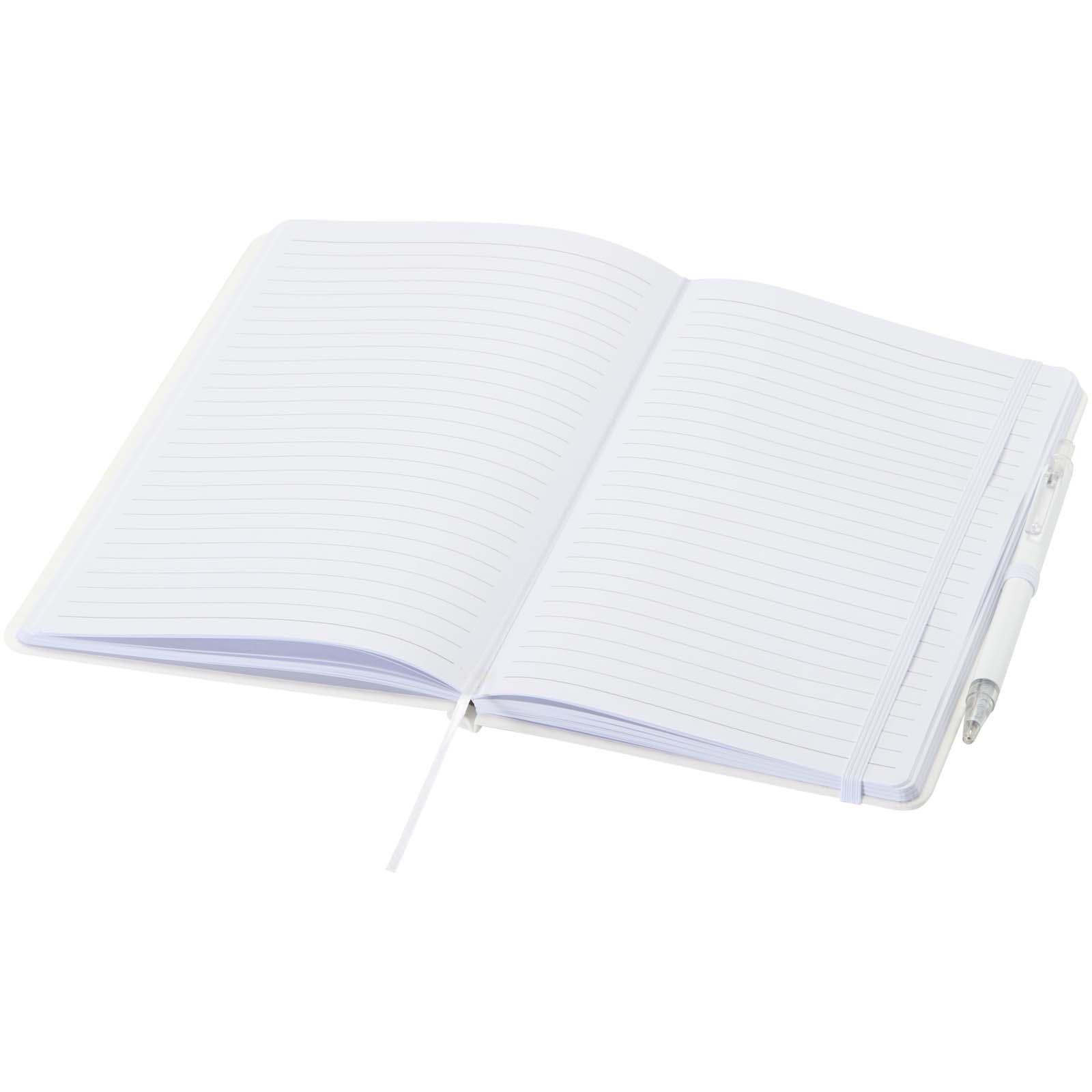 Set taccuino A5  in materiale riciclato Spectrum e penna a sfera
