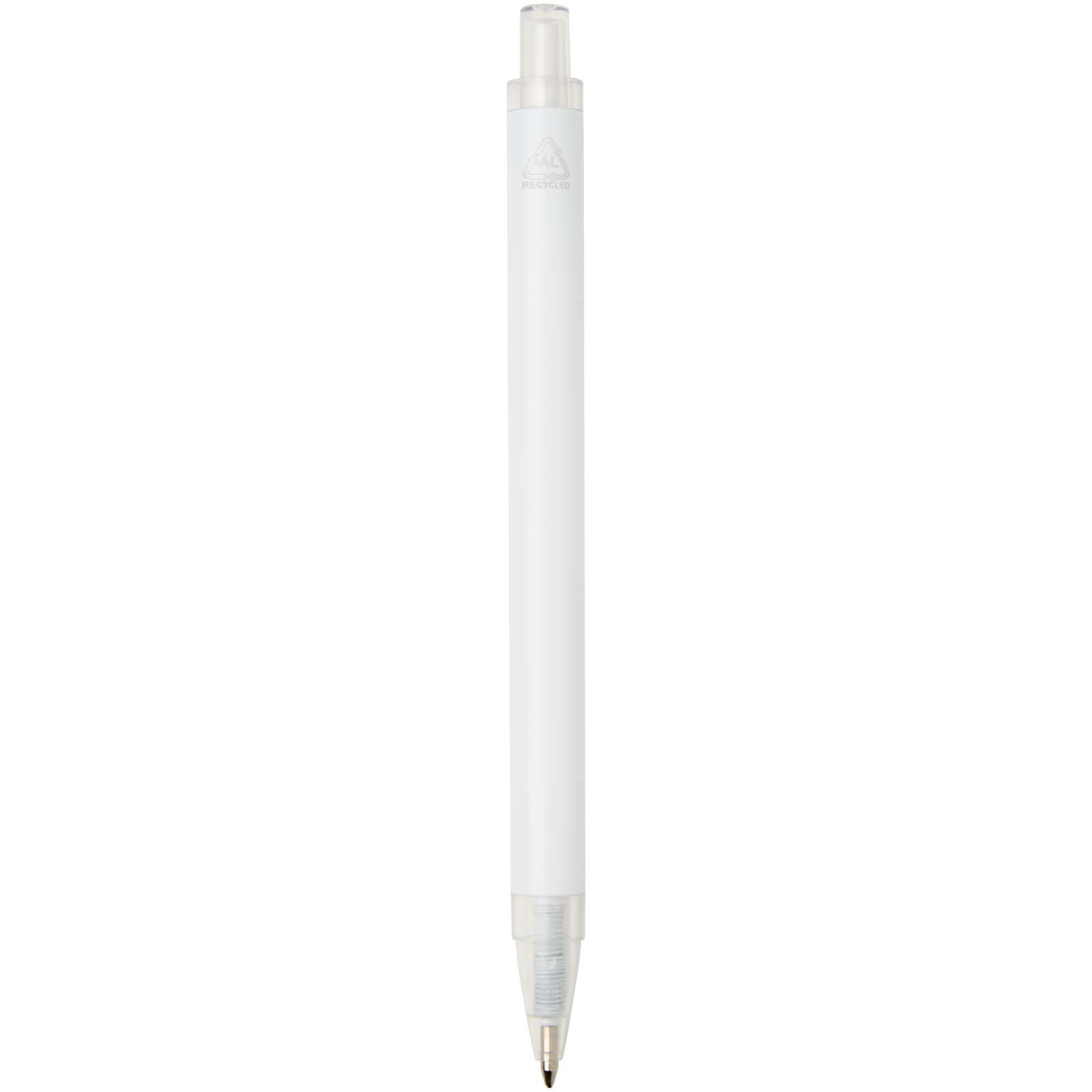 Penna a sfera in alluminio riciclato Spectrum (inchiostro blu)