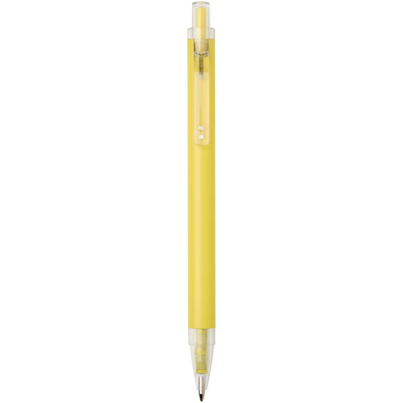 Penna a sfera in alluminio riciclato Spectrum (inchiostro blu)